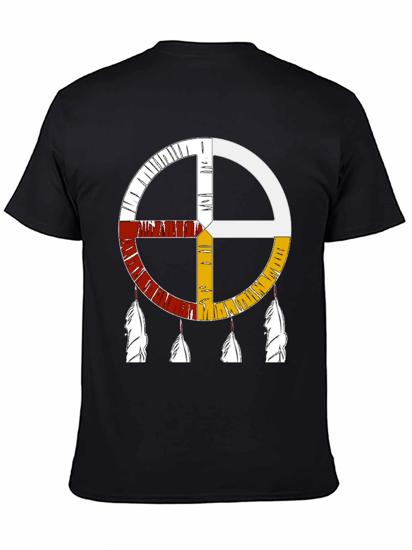 Medicine Wheel T-Shirt - Native American Inspired Design