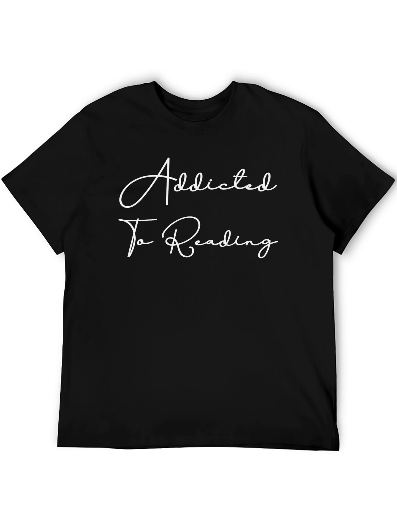 Addicted To Reading Black T-Shirt