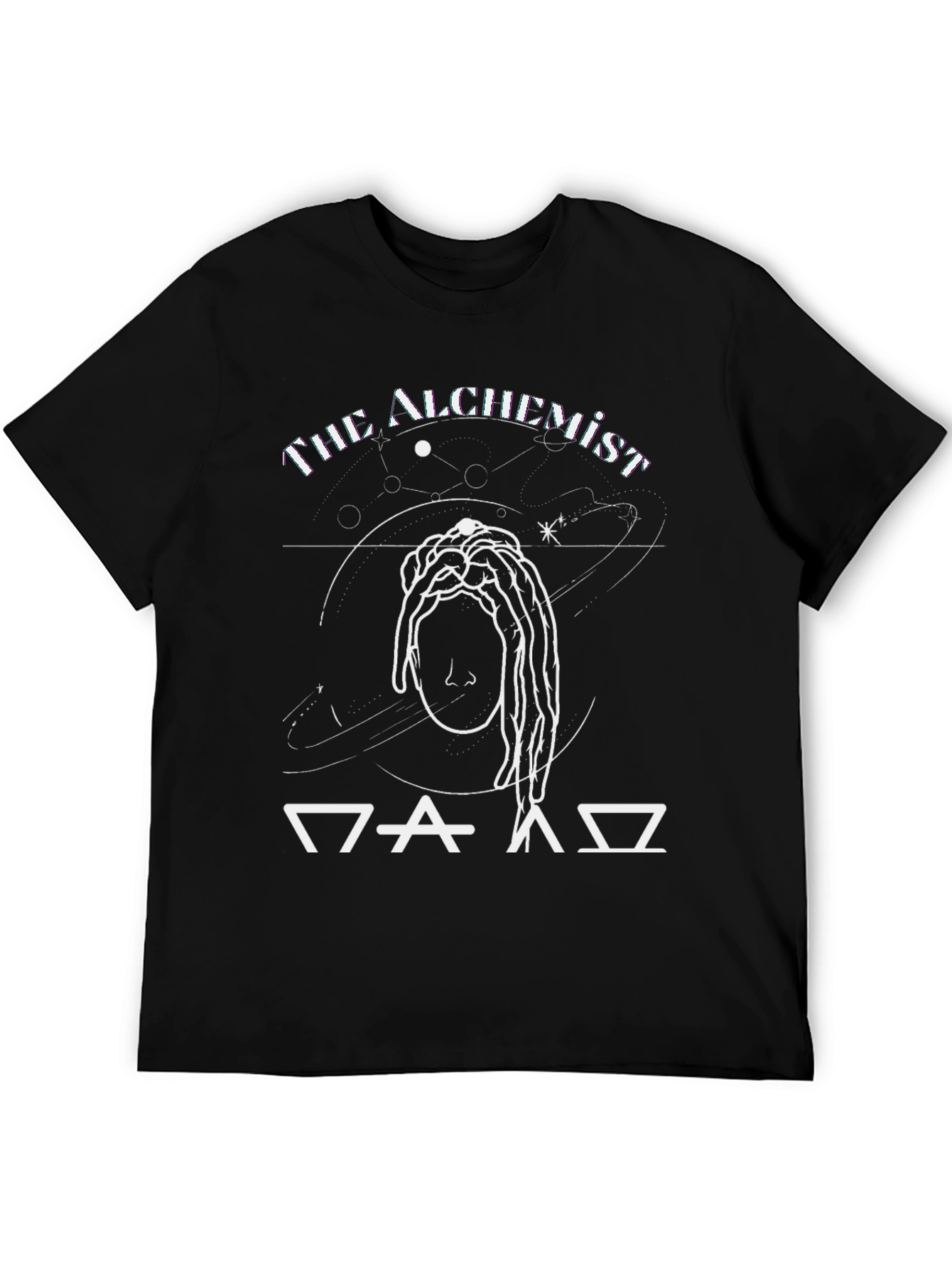 The Alchemist Graphic Print Black T-Shirt