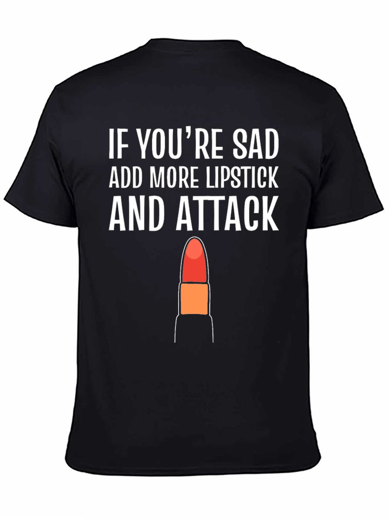 Lipstick Attack T-Shirt - Funny Slogan Tee