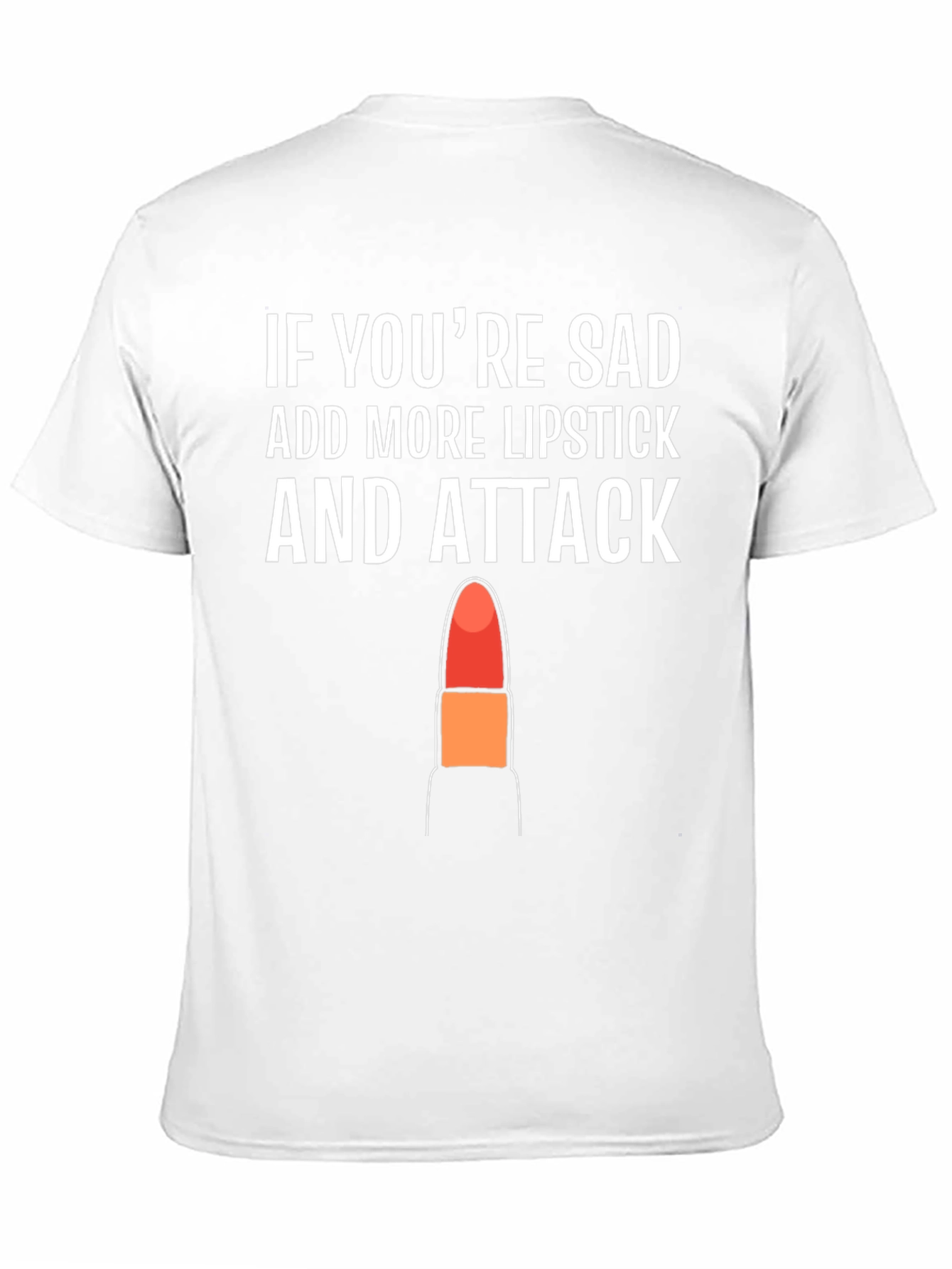 Lipstick Attack T-Shirt - Funny Slogan Tee