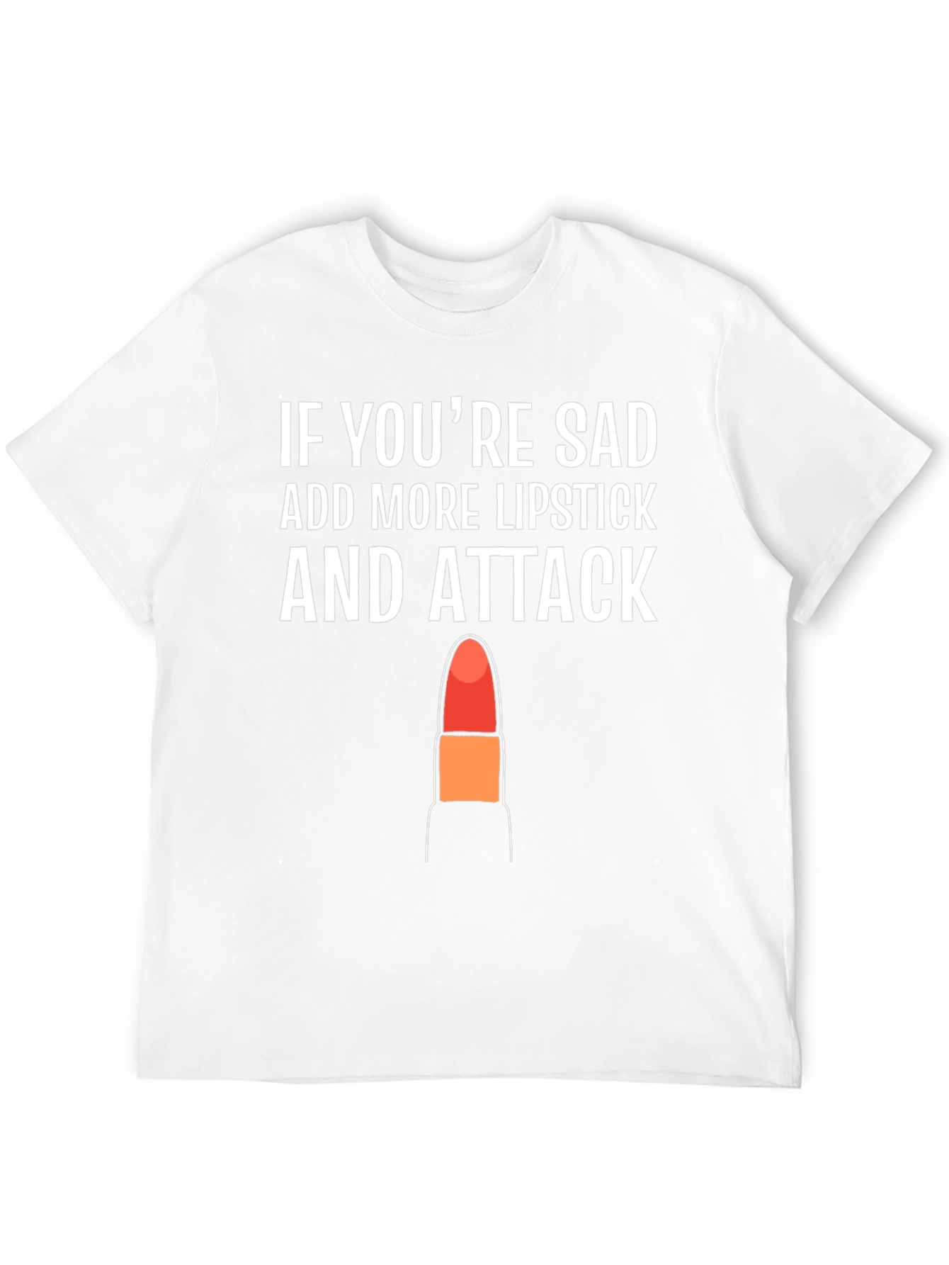 Lipstick Attack T-Shirt - Funny Slogan Tee