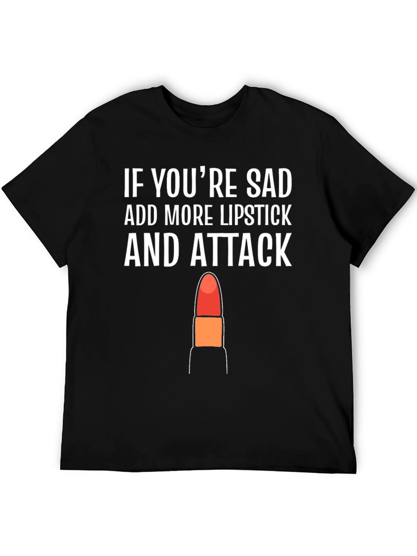 Lipstick Attack T-Shirt - Funny Slogan Tee