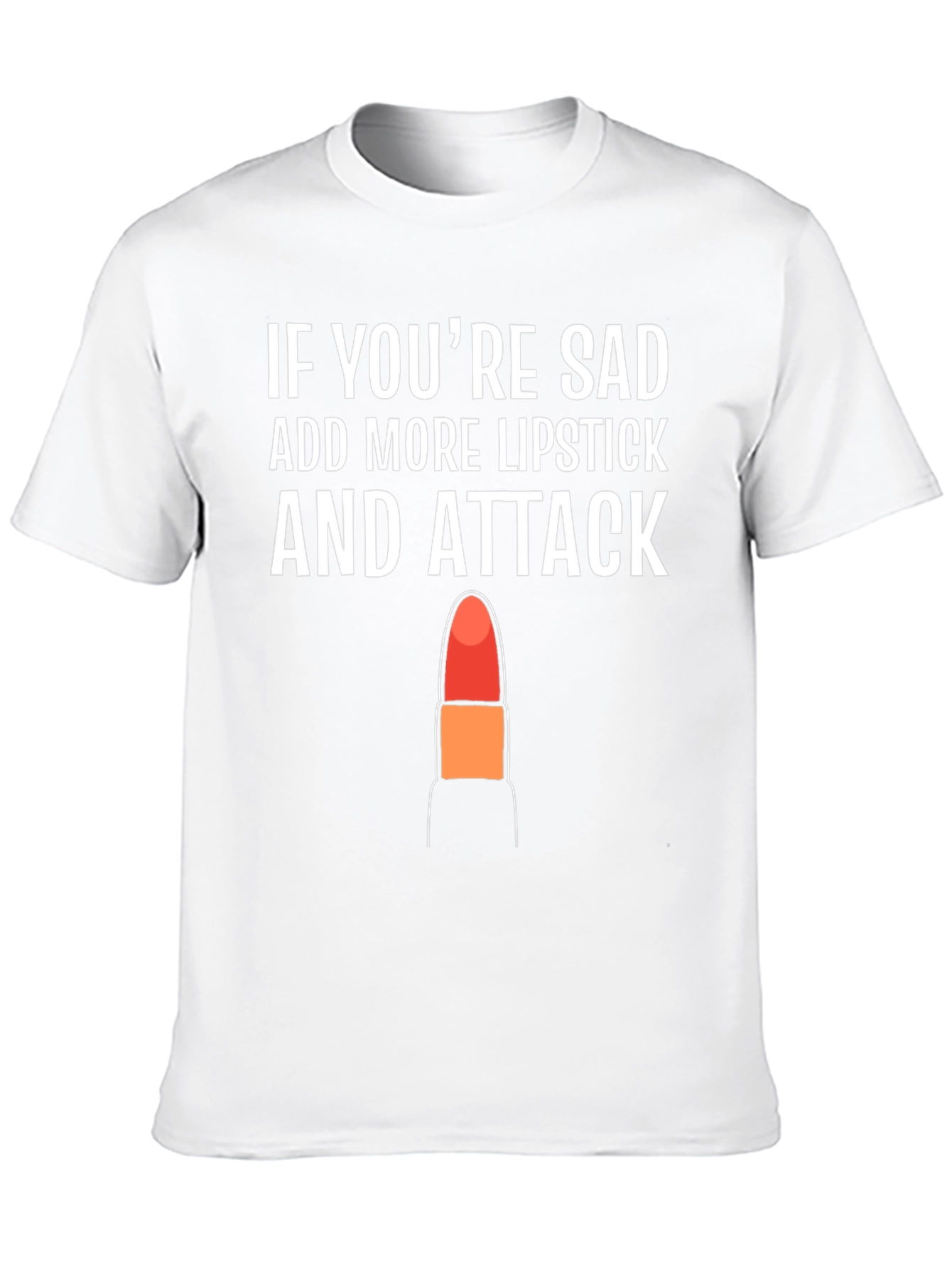 Lipstick Attack T-Shirt - Funny Slogan Tee