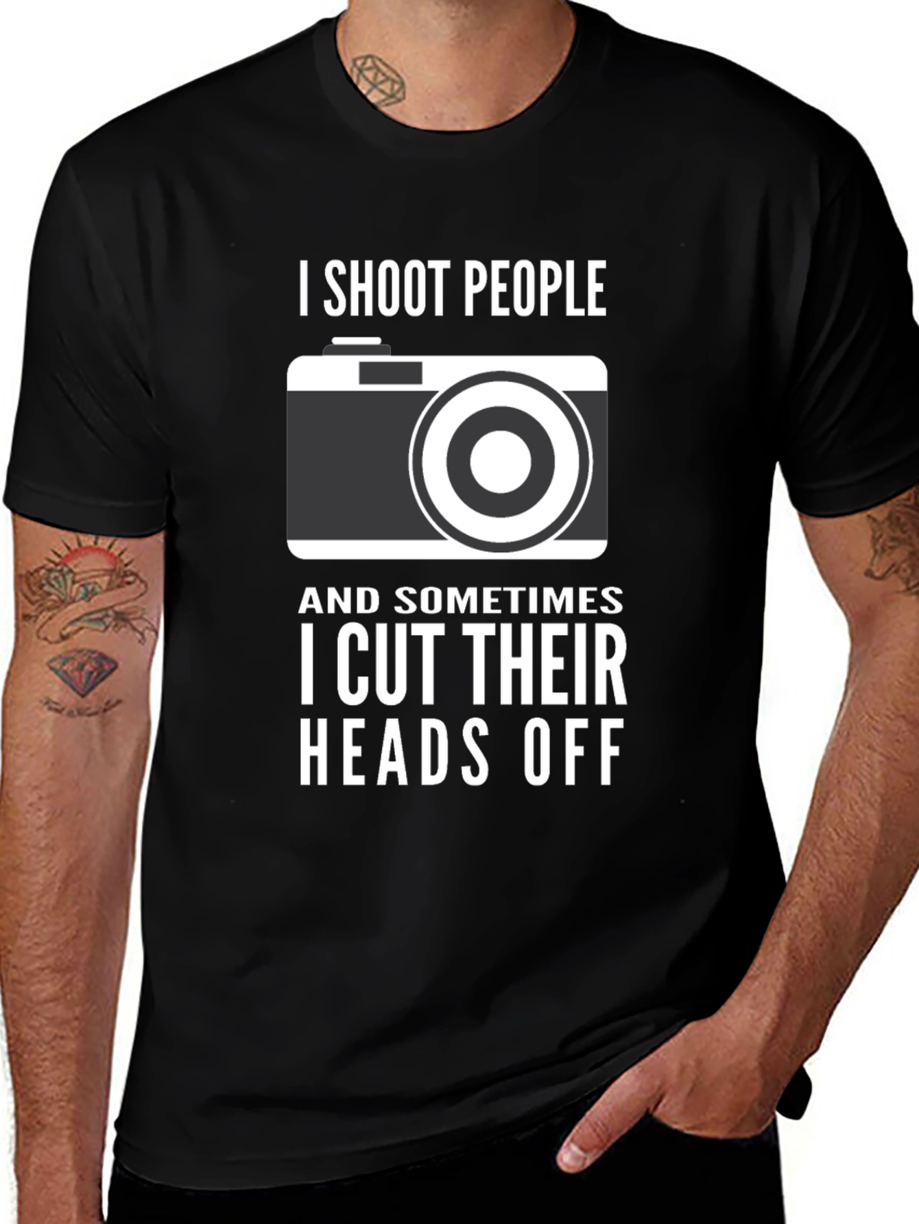 Funny Photographer T-Shirt - I Shoot People Tee
