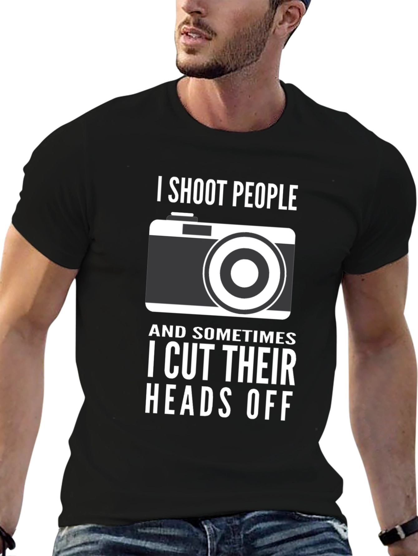 Funny Photographer T-Shirt - I Shoot People Tee