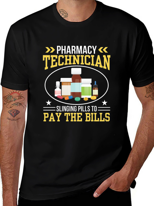Pharmacy Technician T-Shirt - Slanging Pills