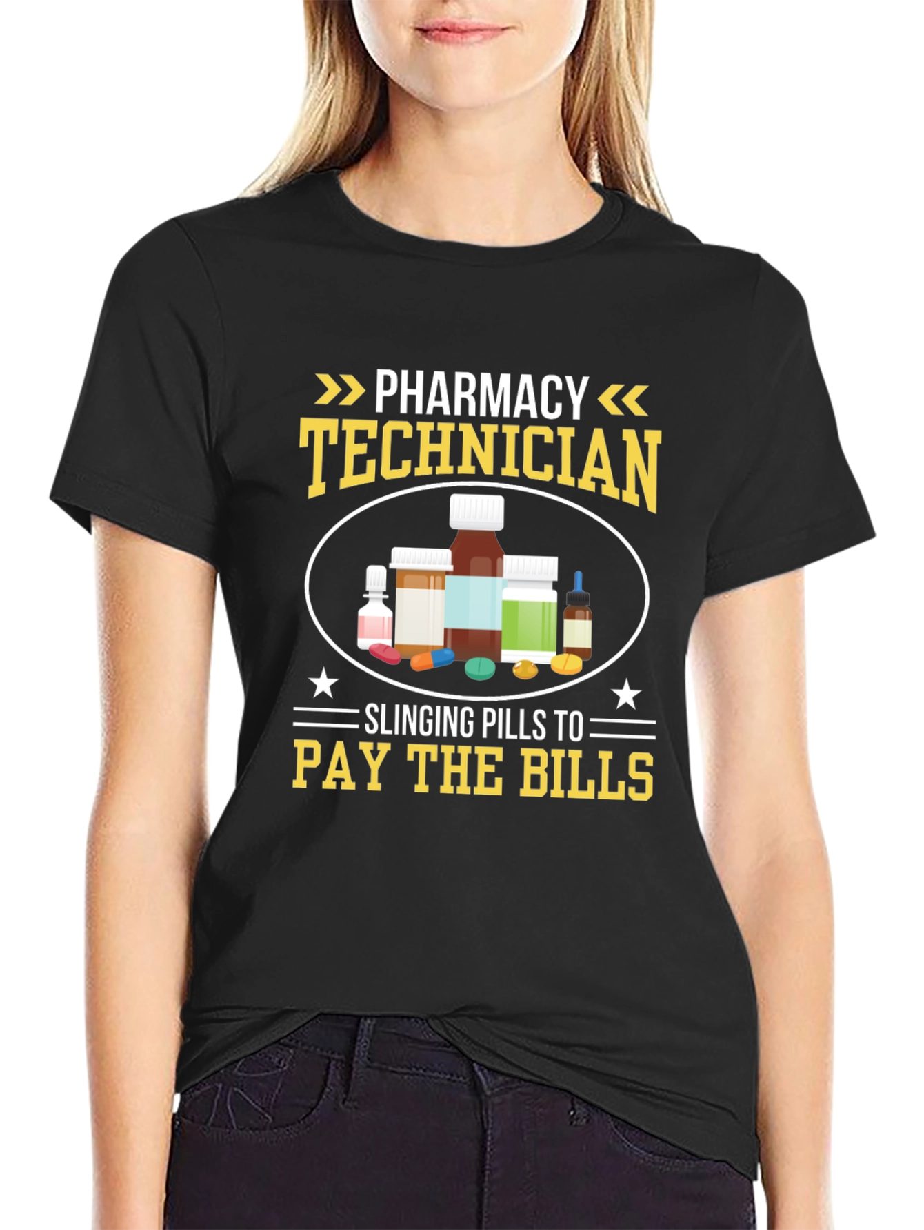Pharmacy Technician T-Shirt - Slanging Pills