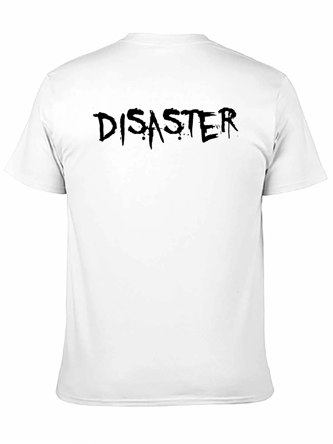 Disaster Tee - Mens Black Graphic Print T-Shirt
