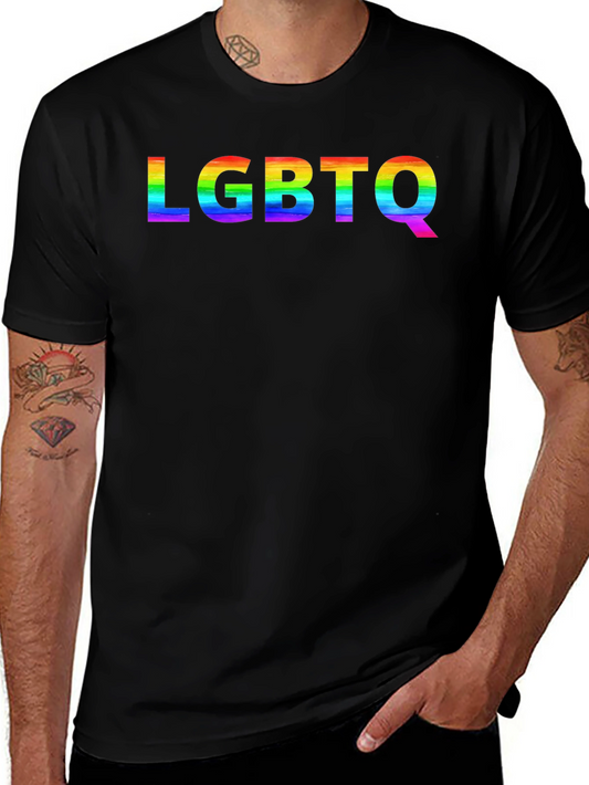 LGBTQ Pride Rainbow Graphic Tee