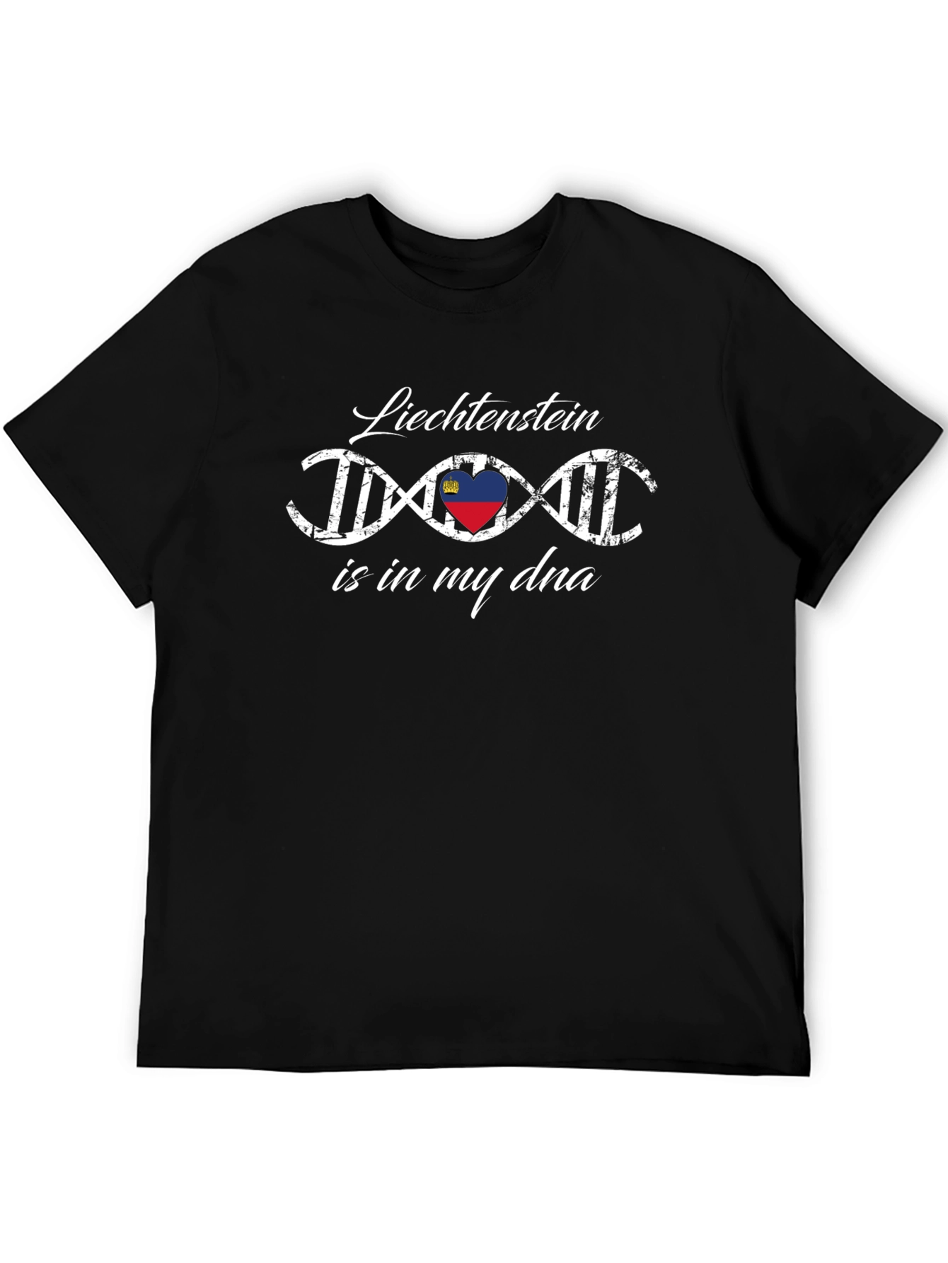 Liechtenstein DNA T-Shirt - Patriotic Pride