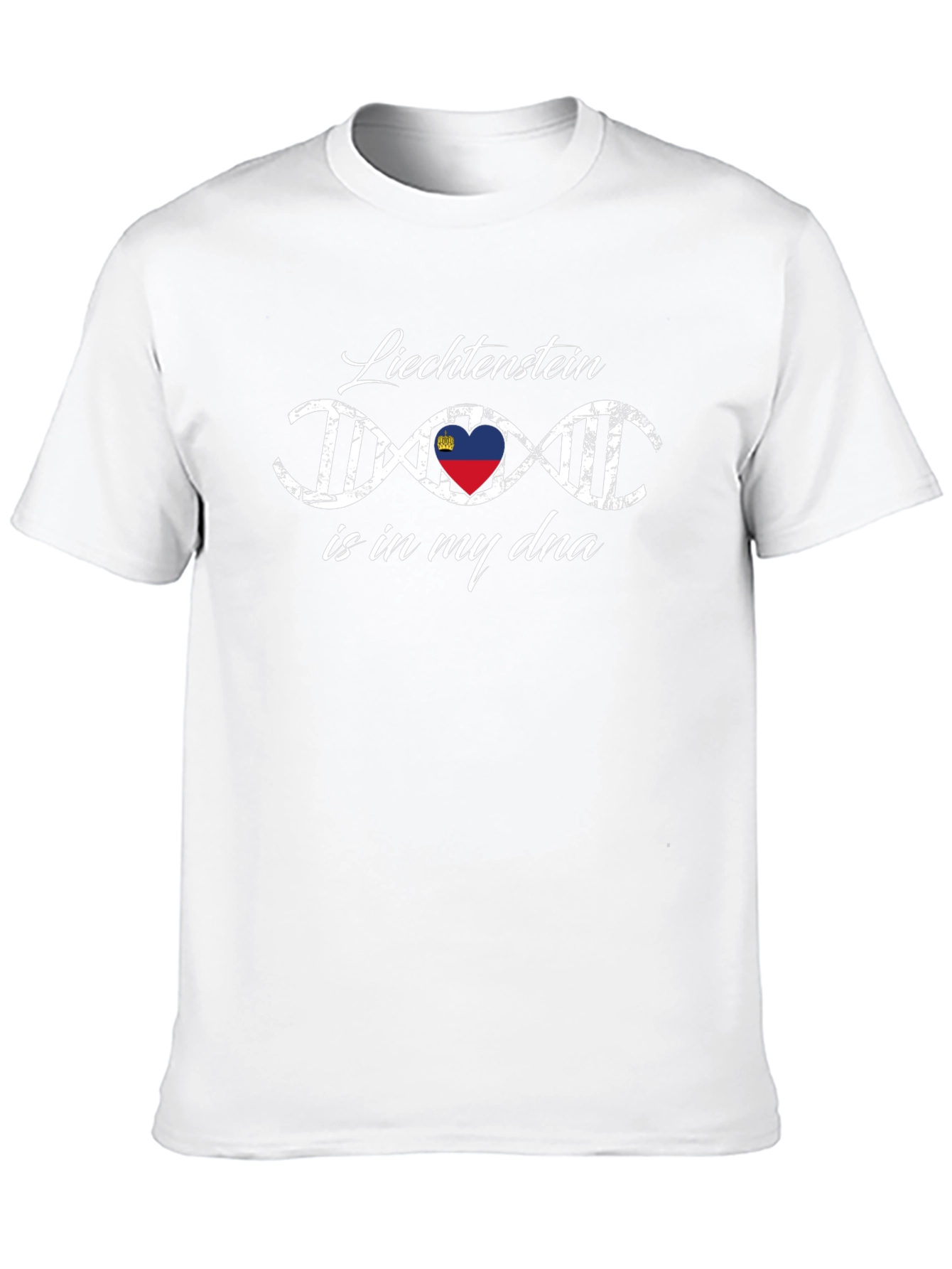 Liechtenstein DNA T-Shirt - Patriotic Pride