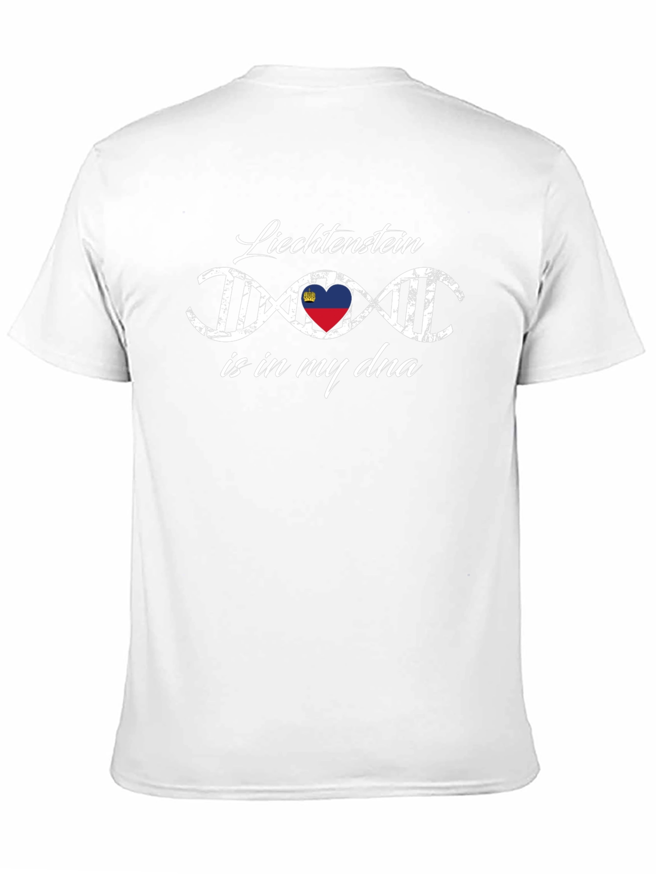 Liechtenstein DNA T-Shirt - Patriotic Pride