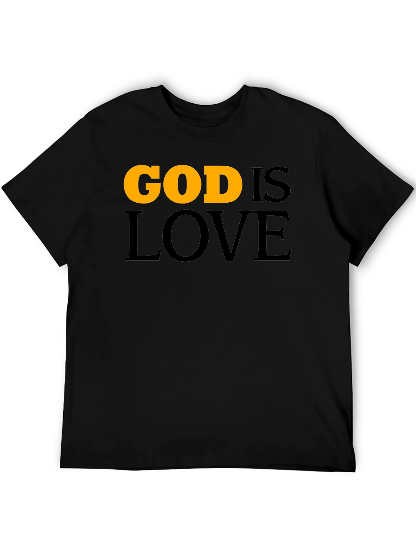 God is Love Black T-Shirt