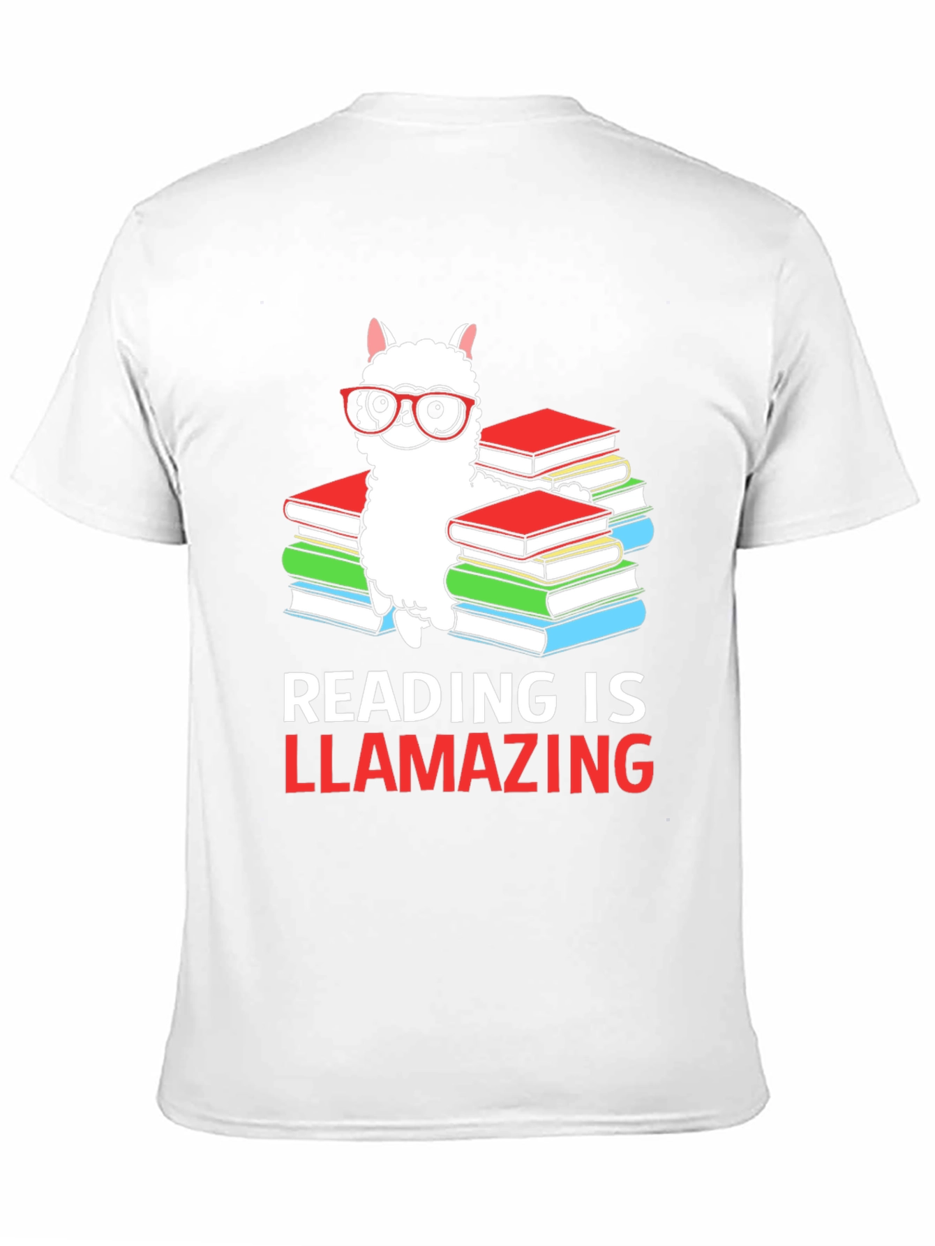 Reading is Llamazing T-Shirt - Book Lover Alpaca Tee