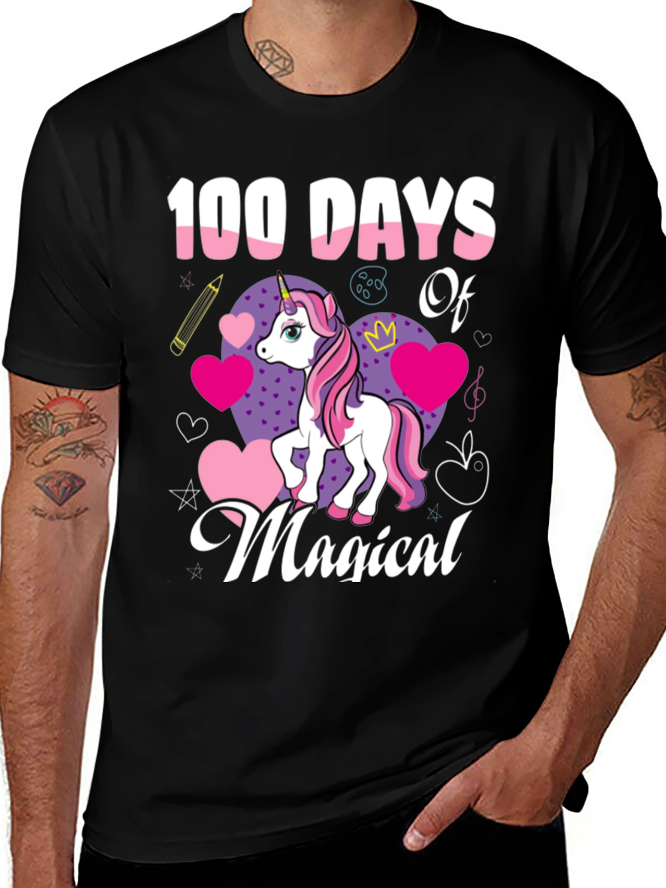 100 Days of Magical Unicorn T-Shirt