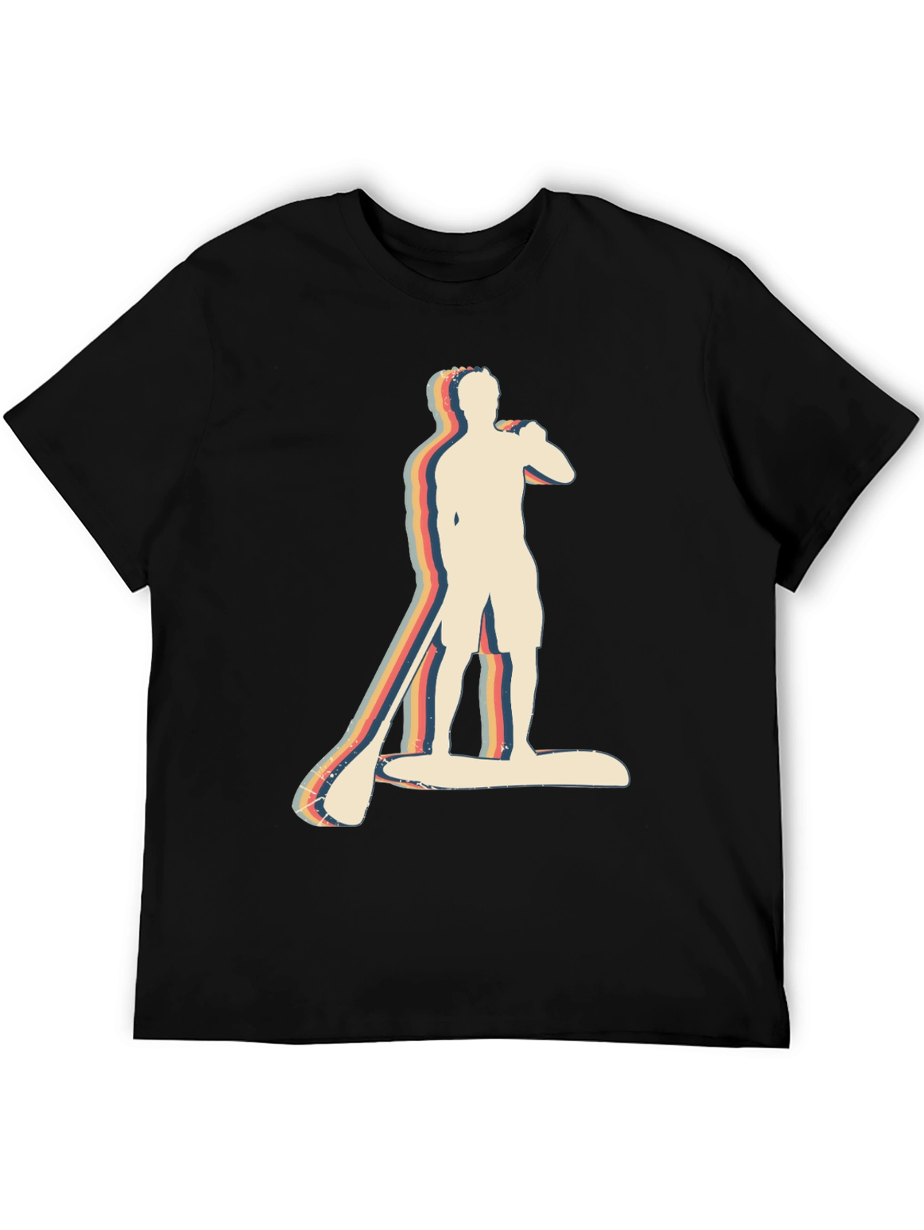 Retro Stand-Up Paddleboarder Tee