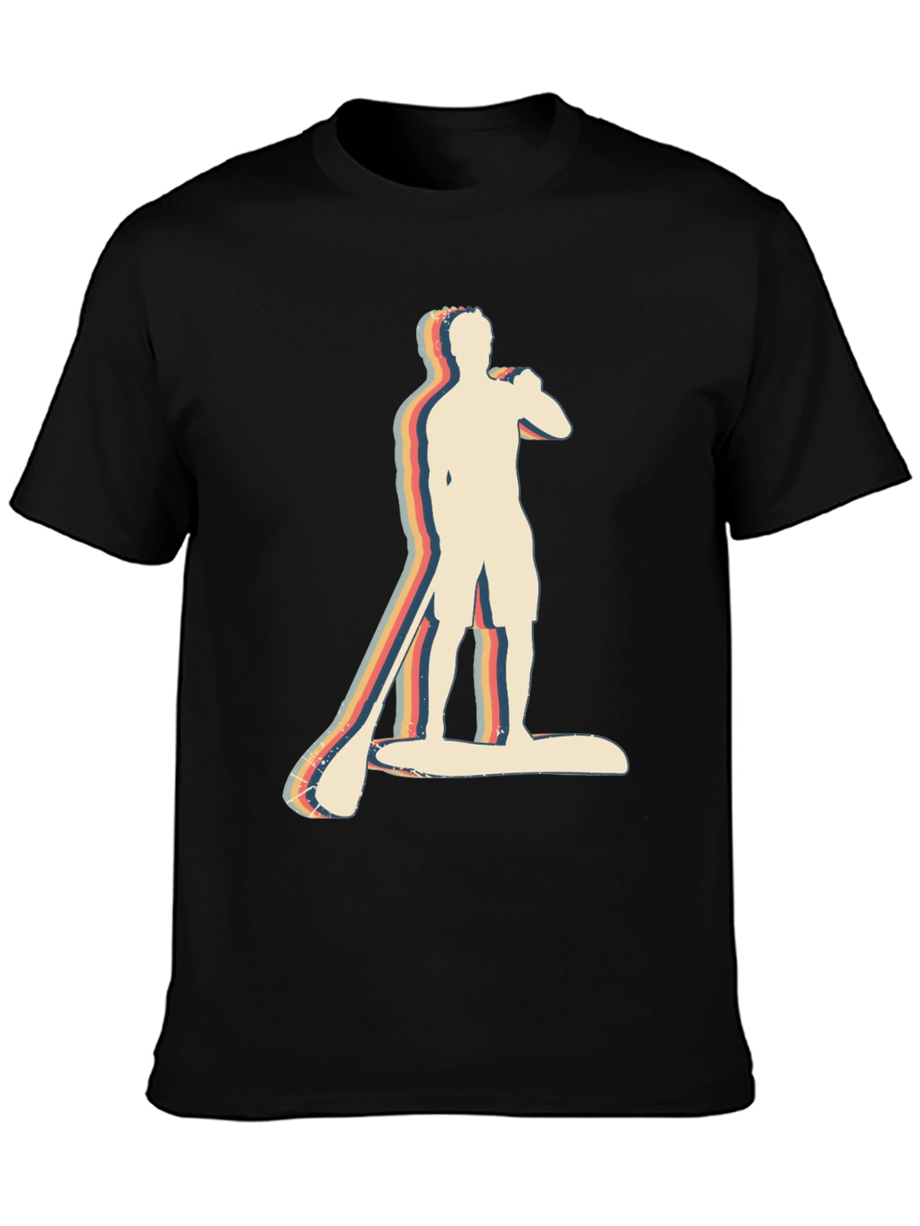 Retro Stand-Up Paddleboarder Tee