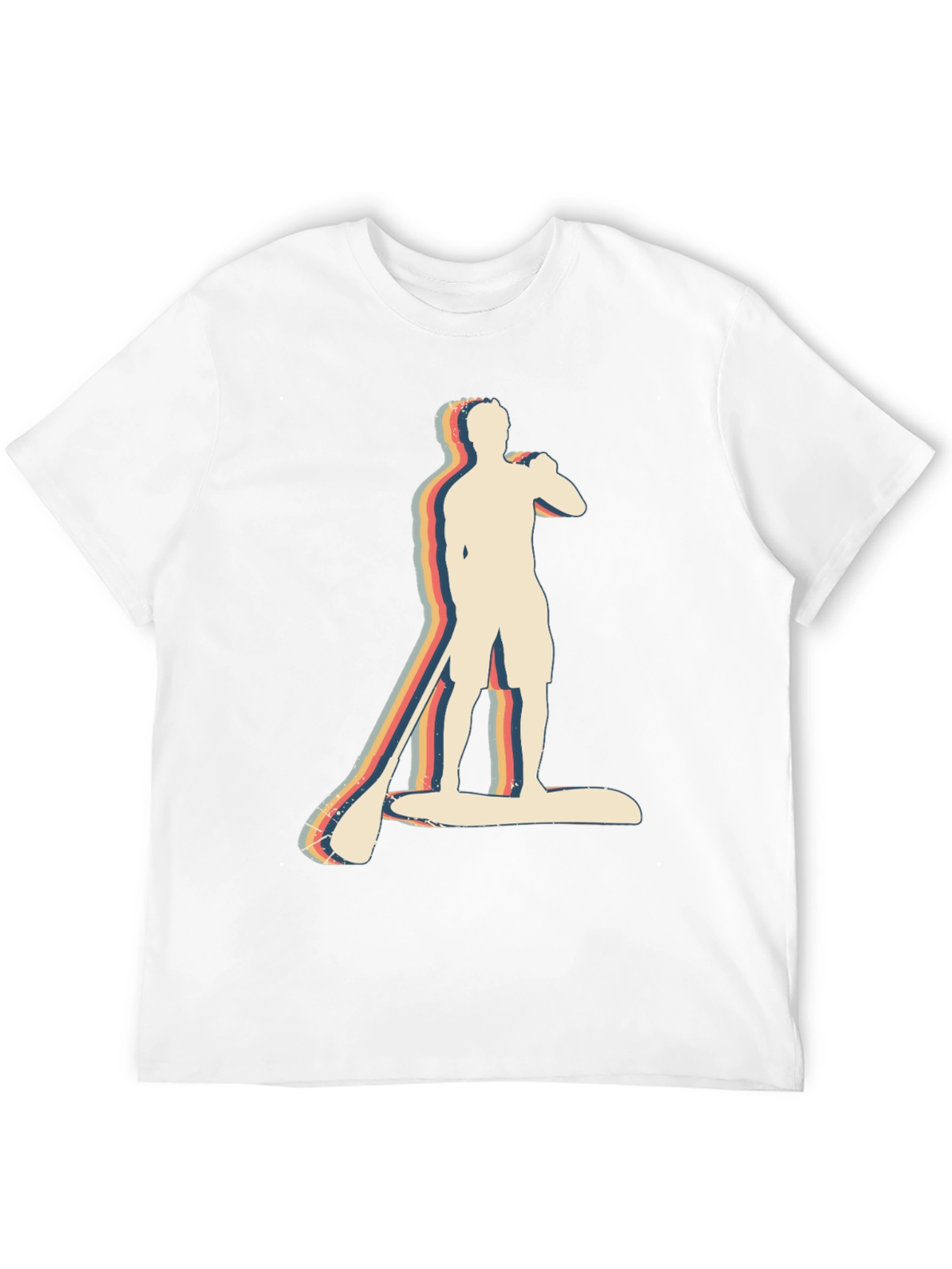 Retro Stand-Up Paddleboarder Tee