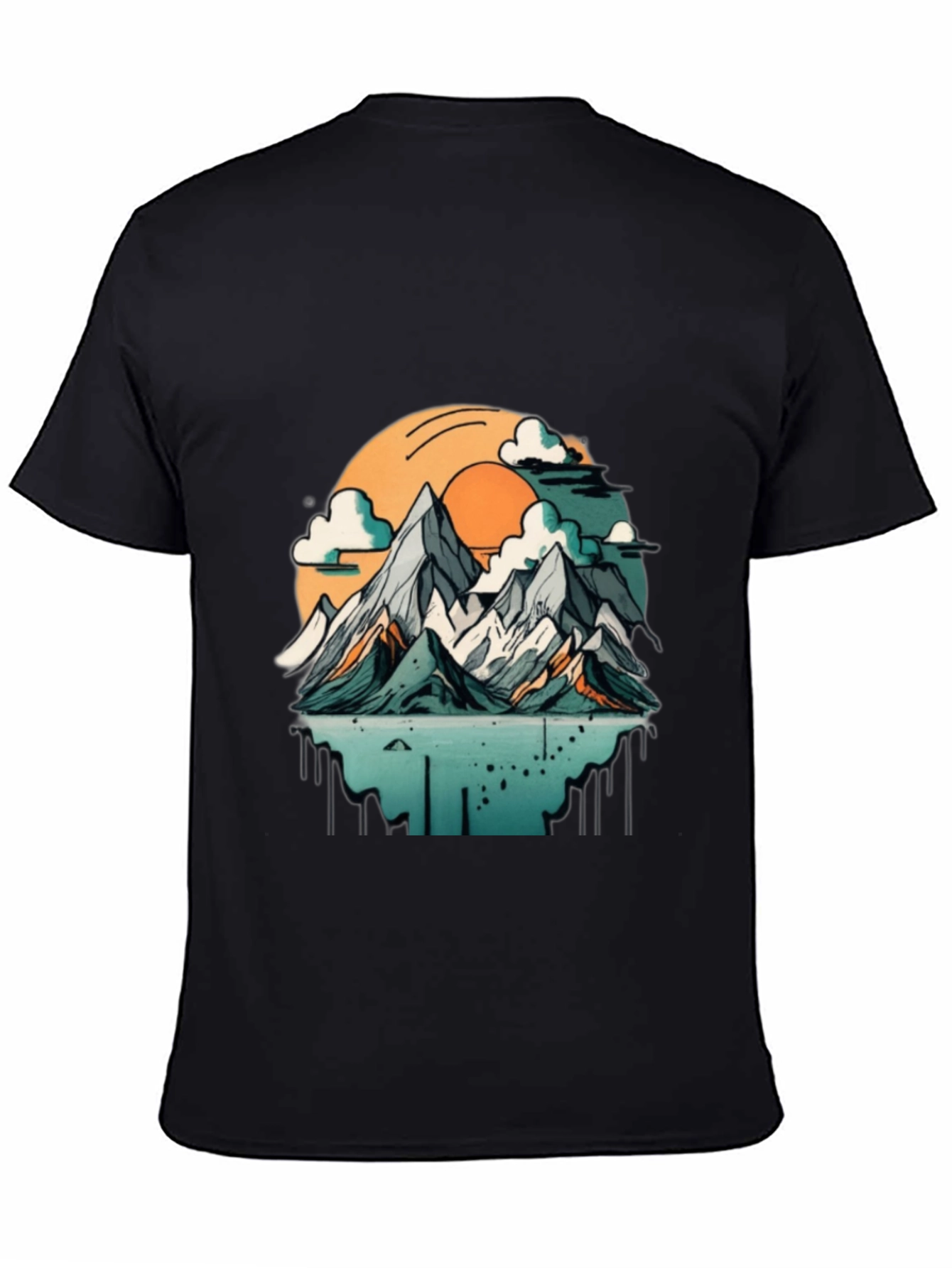 Mountain Sunset Graphic T-Shirt