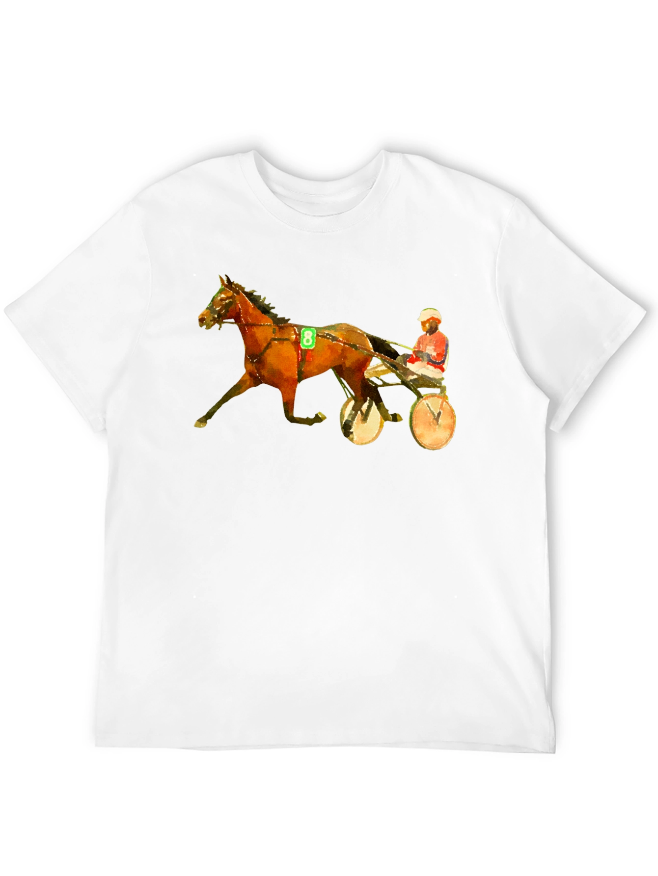 Harness Racing Graphic Tee - Black T-Shirt