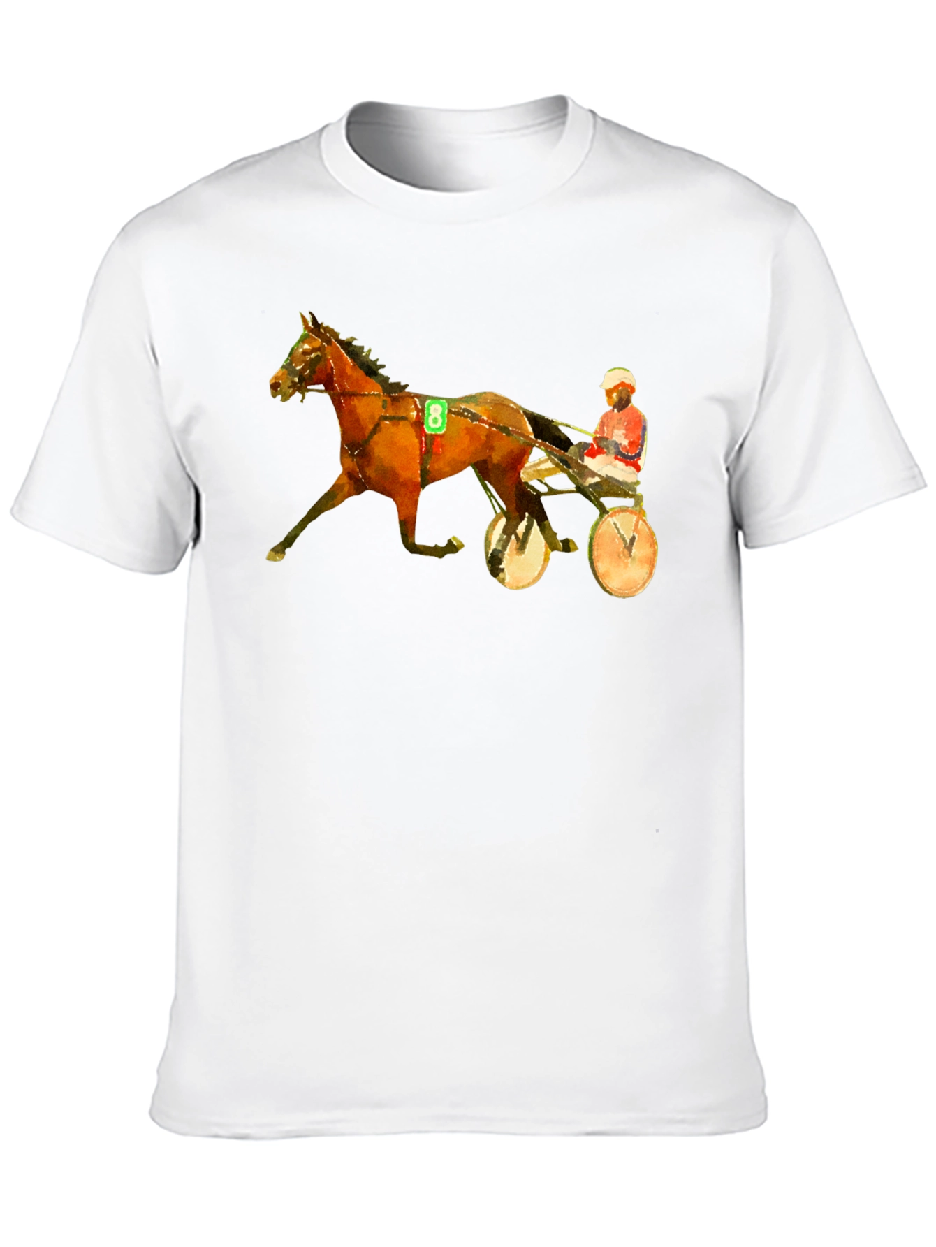 Harness Racing Graphic Tee - Black T-Shirt