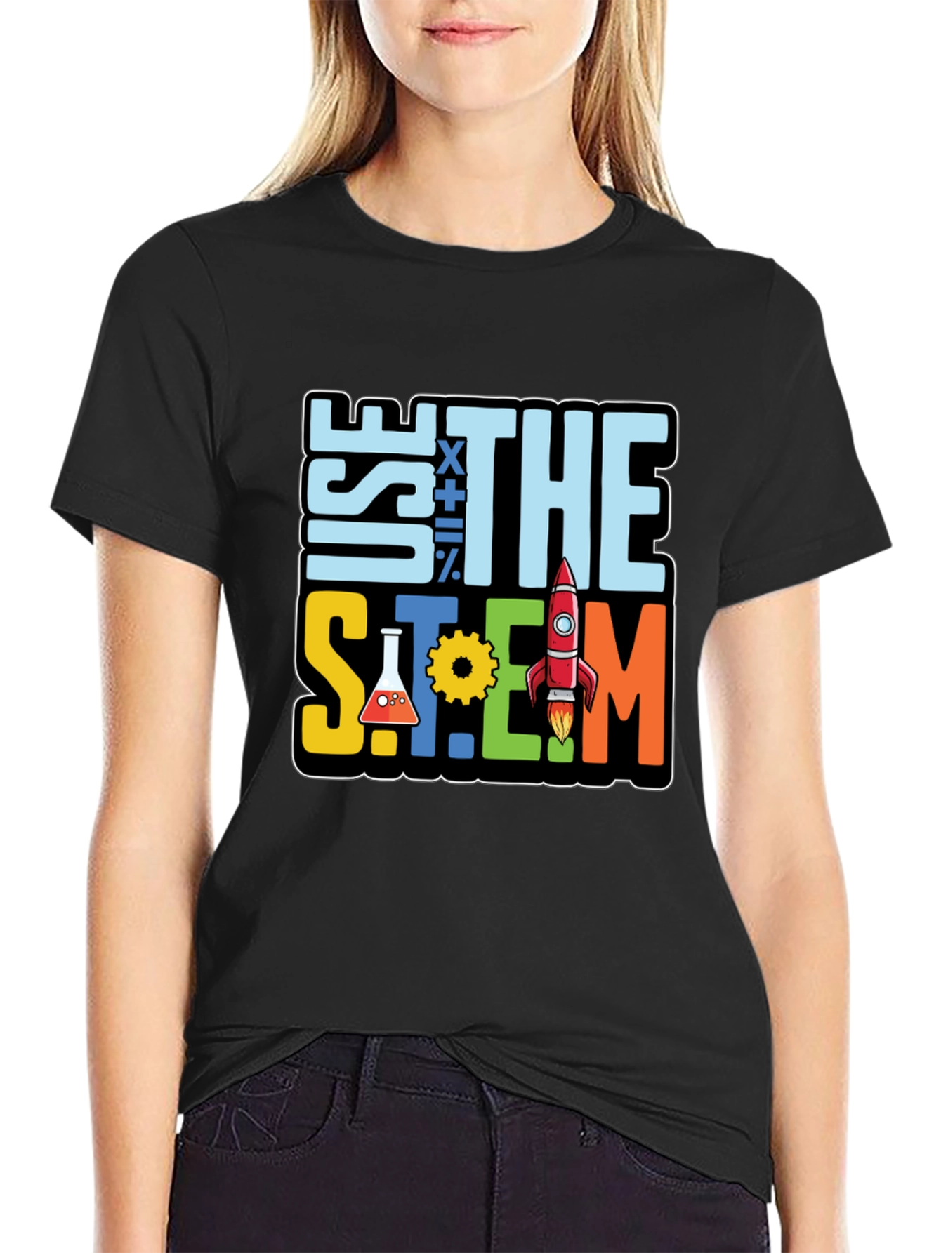 STEM Graphic T-Shirt - Science Math Engineering Design