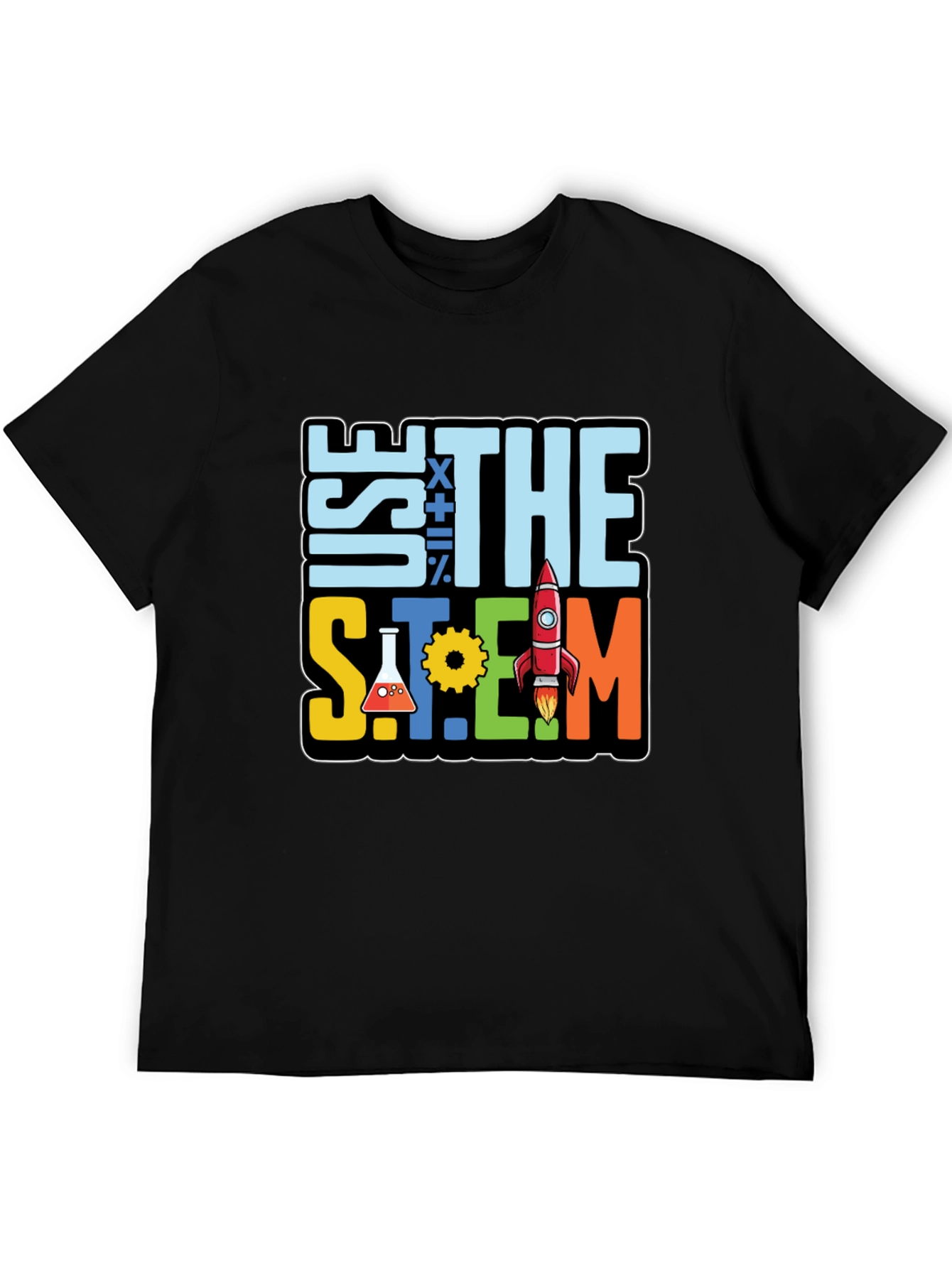 STEM Graphic T-Shirt - Science Math Engineering Design