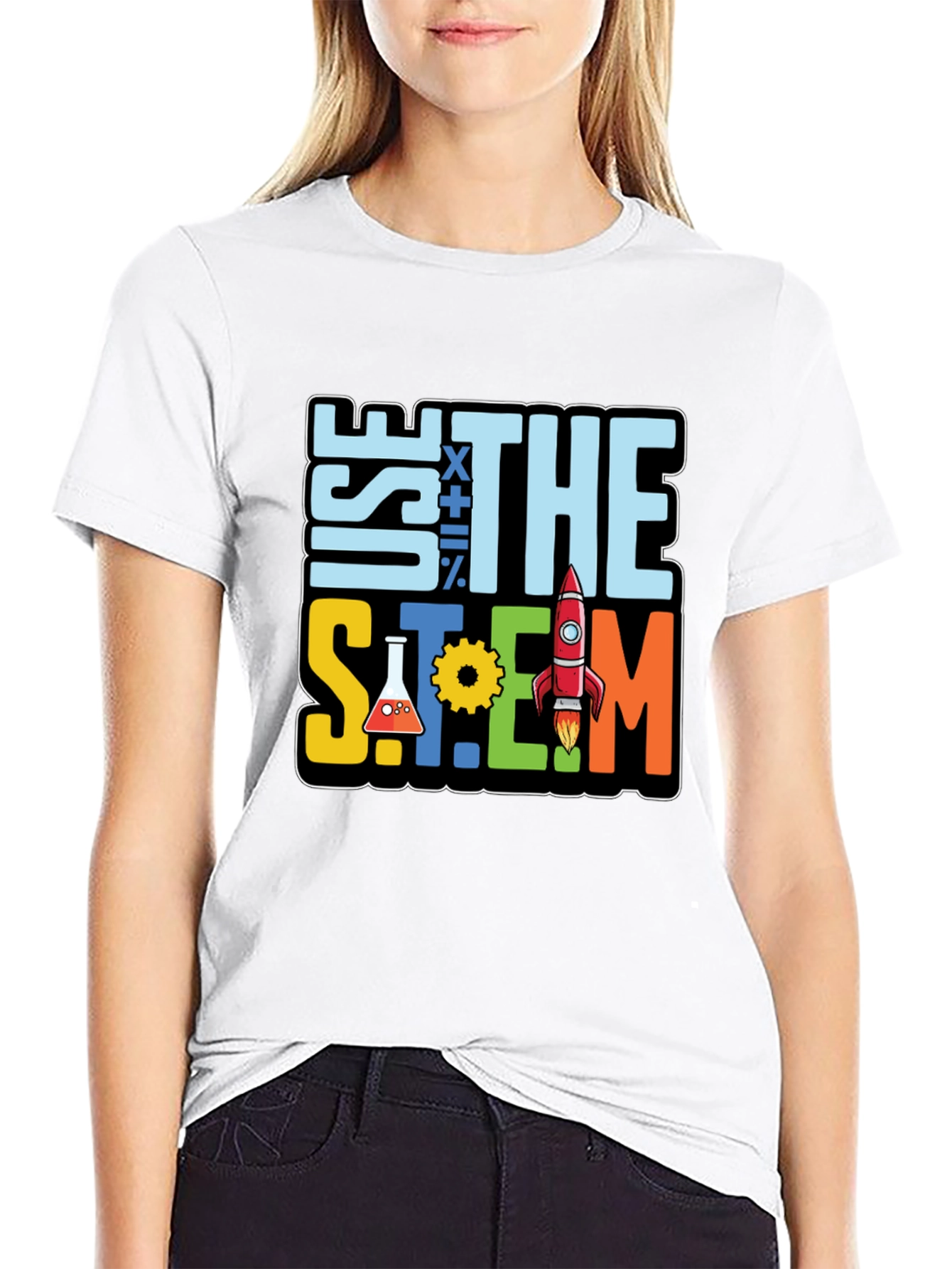STEM Graphic T-Shirt - Science Math Engineering Design