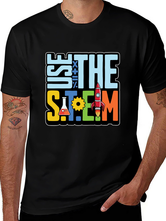 STEM Graphic T-Shirt - Science Math Engineering Design