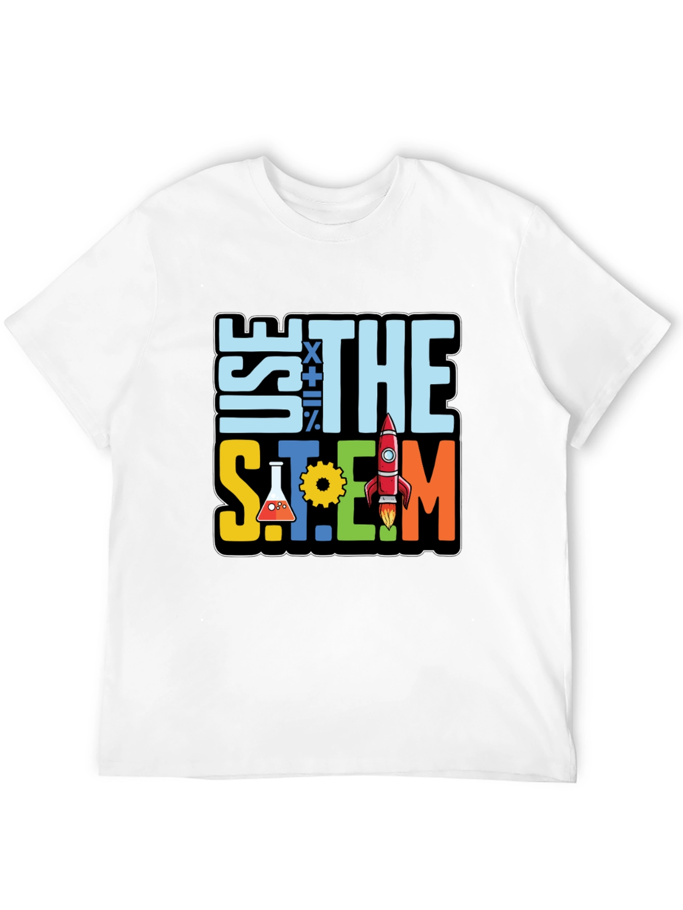 STEM Graphic T-Shirt - Science Math Engineering Design