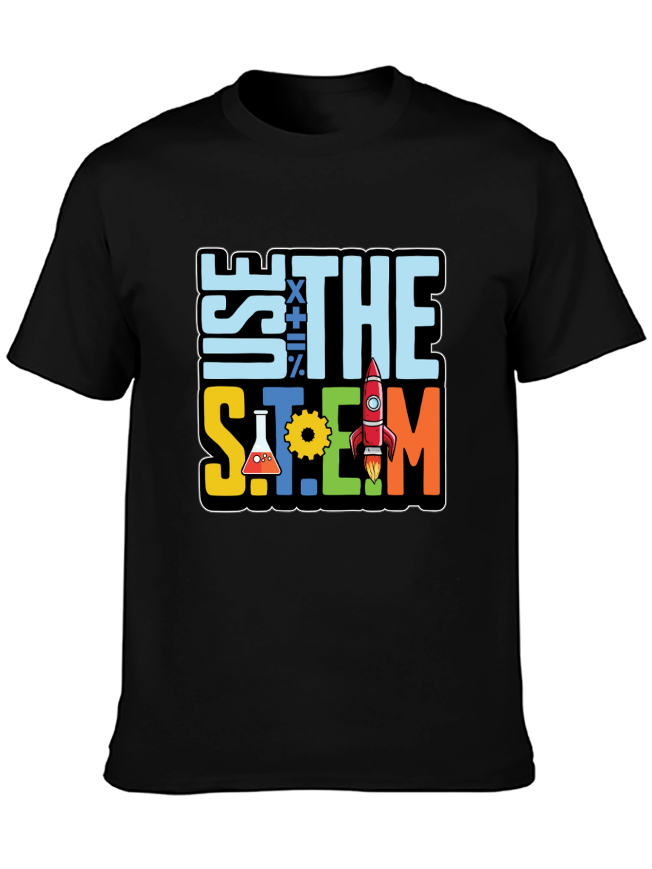 STEM Graphic T-Shirt - Science Math Engineering Design