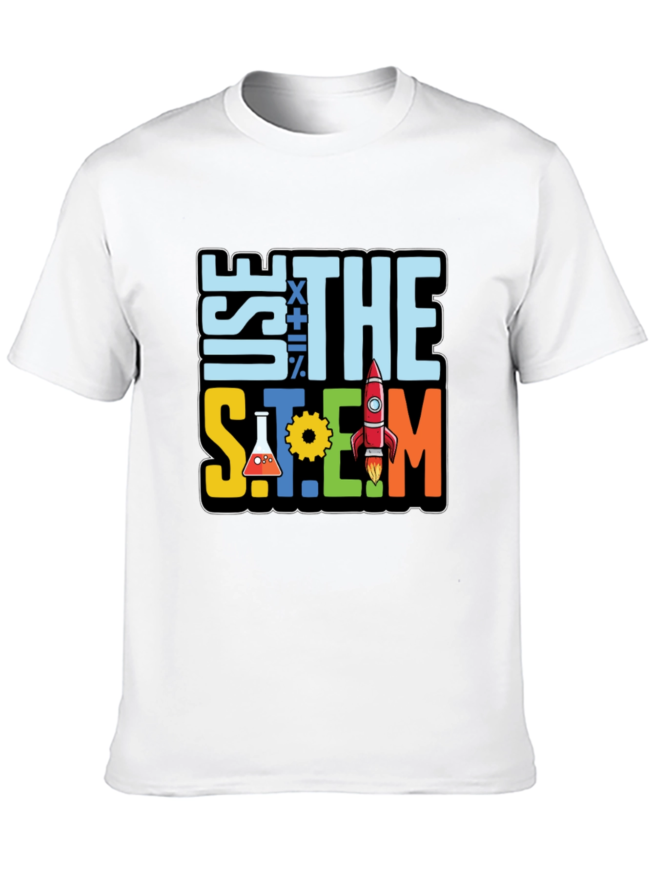 STEM Graphic T-Shirt - Science Math Engineering Design