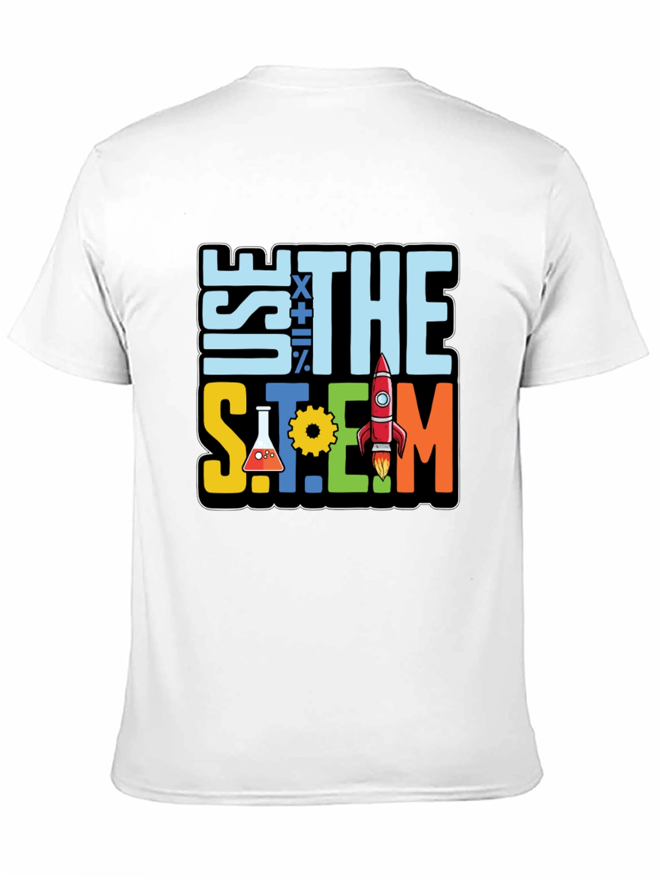 STEM Graphic T-Shirt - Science Math Engineering Design