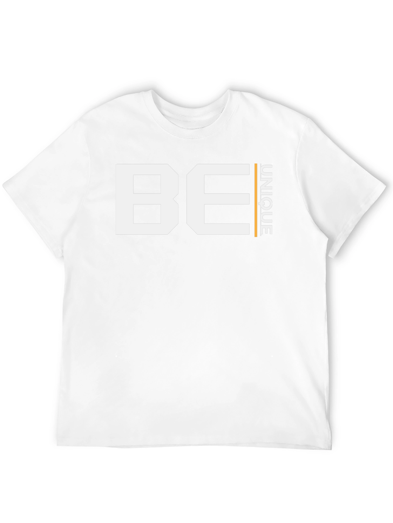 Be Unique Graphic Tee - Modern Black T-Shirt