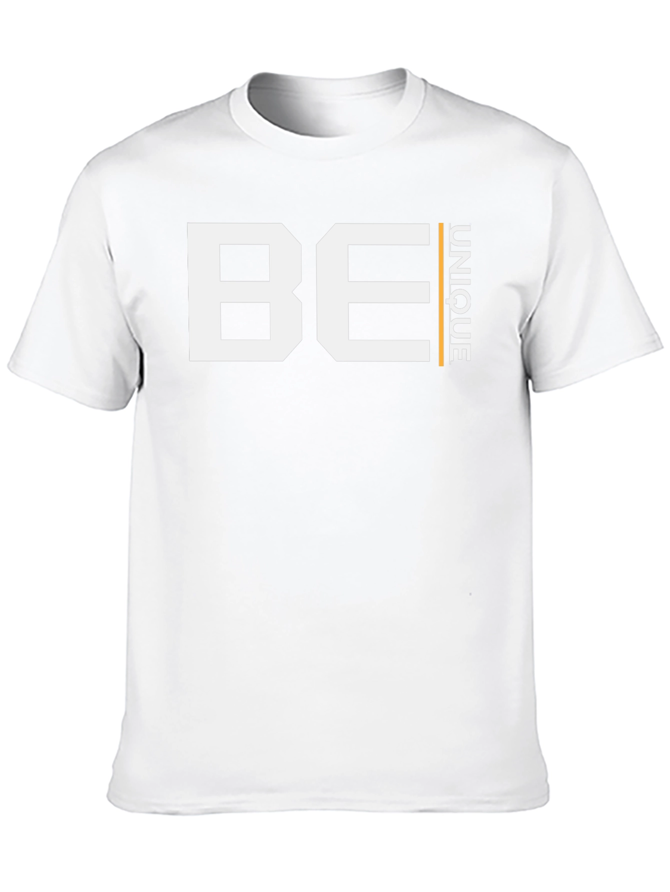 Be Unique Graphic Tee - Modern Black T-Shirt
