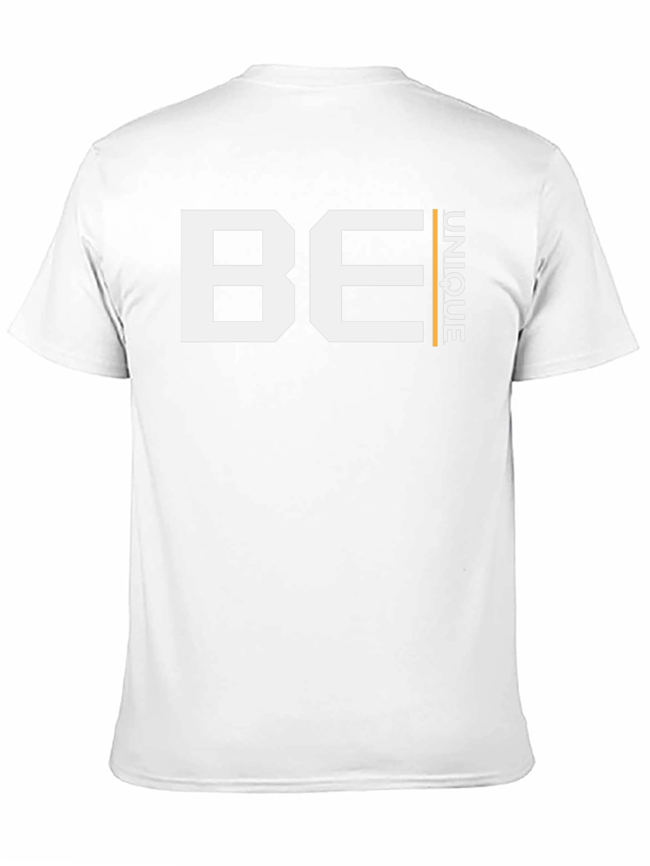 Be Unique Graphic Tee - Modern Black T-Shirt