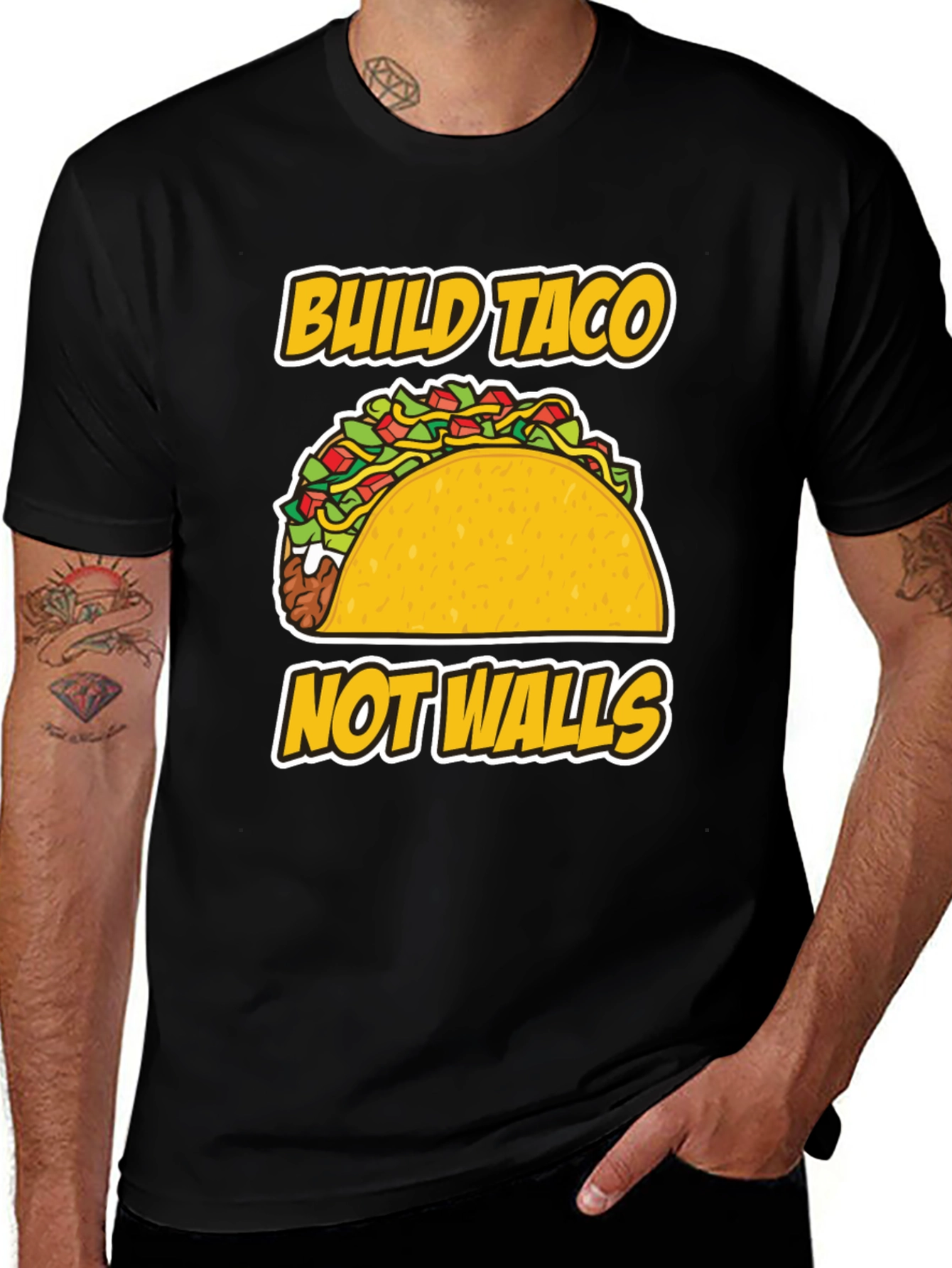 Build Taco Not Walls T-Shirt - Graphic Tee