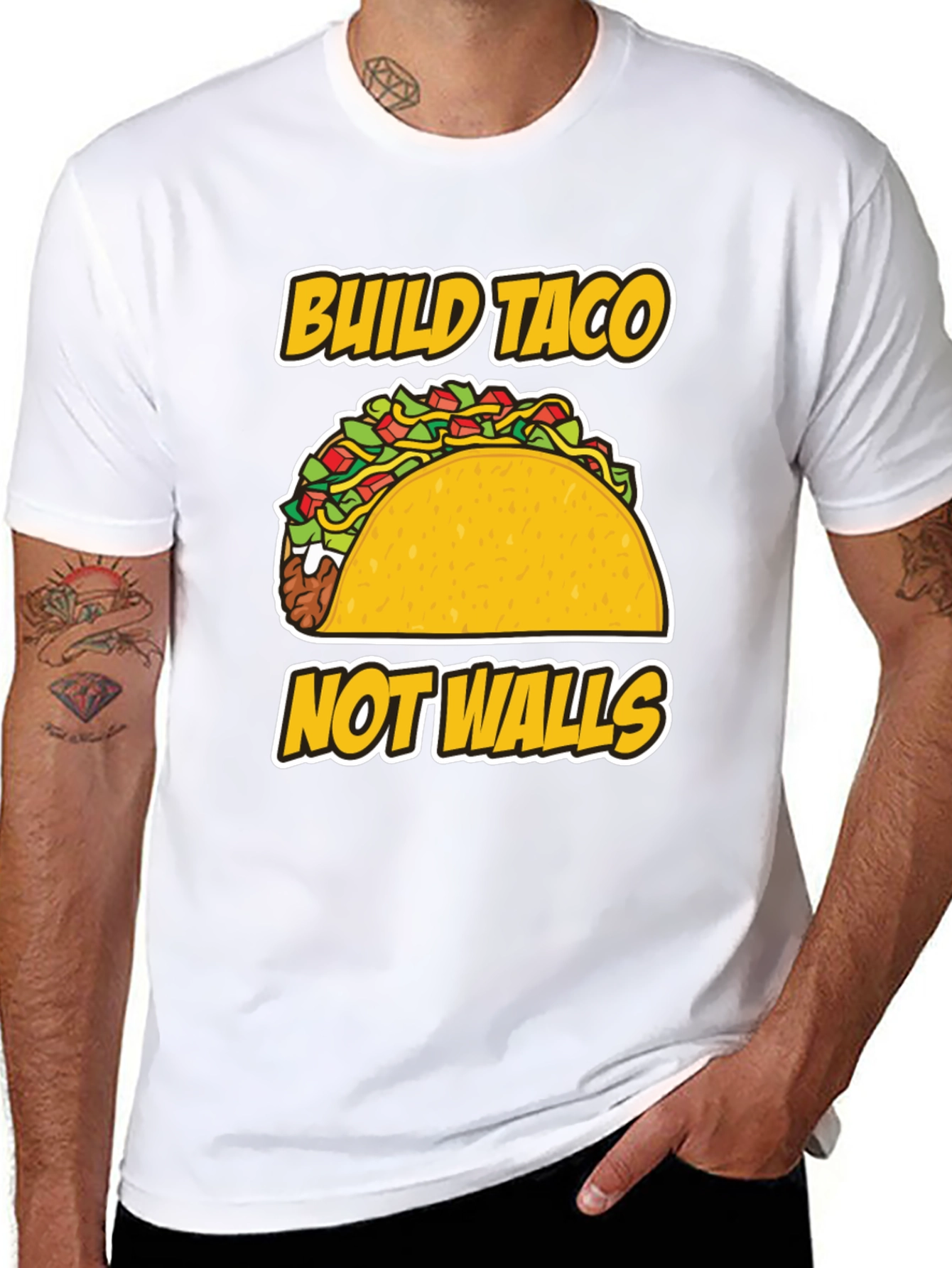 Build Taco Not Walls T-Shirt - Graphic Tee