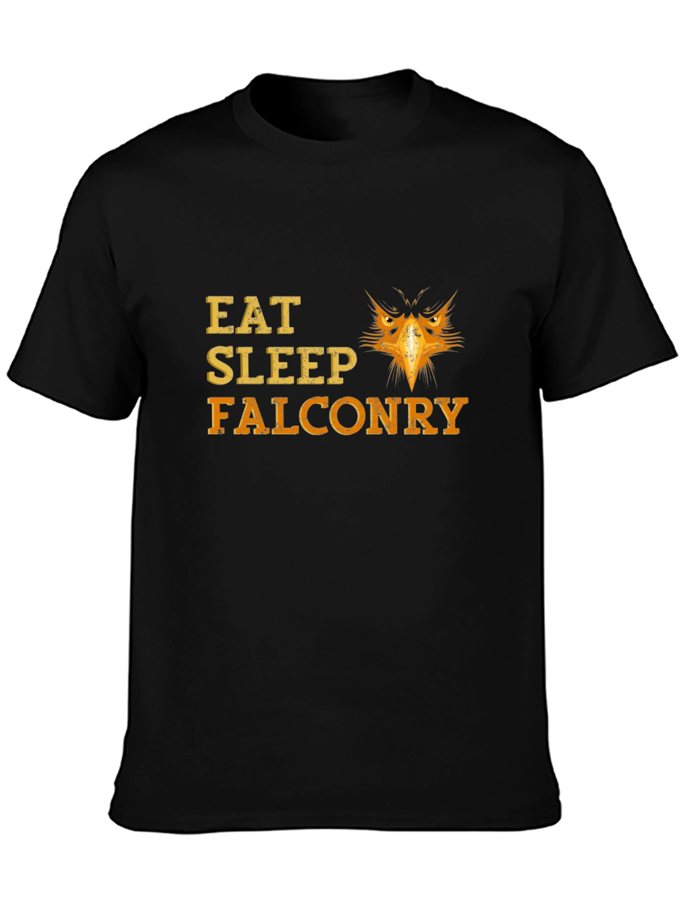 Eat Sleep Falconry T-Shirt - Black