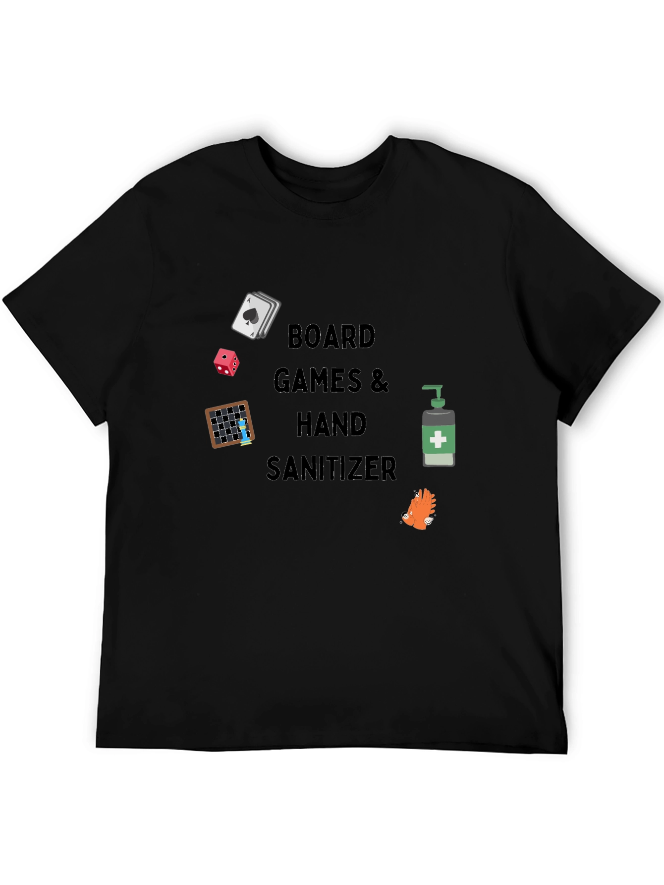 Board Games & Hand Sanitizer Graphic Tee