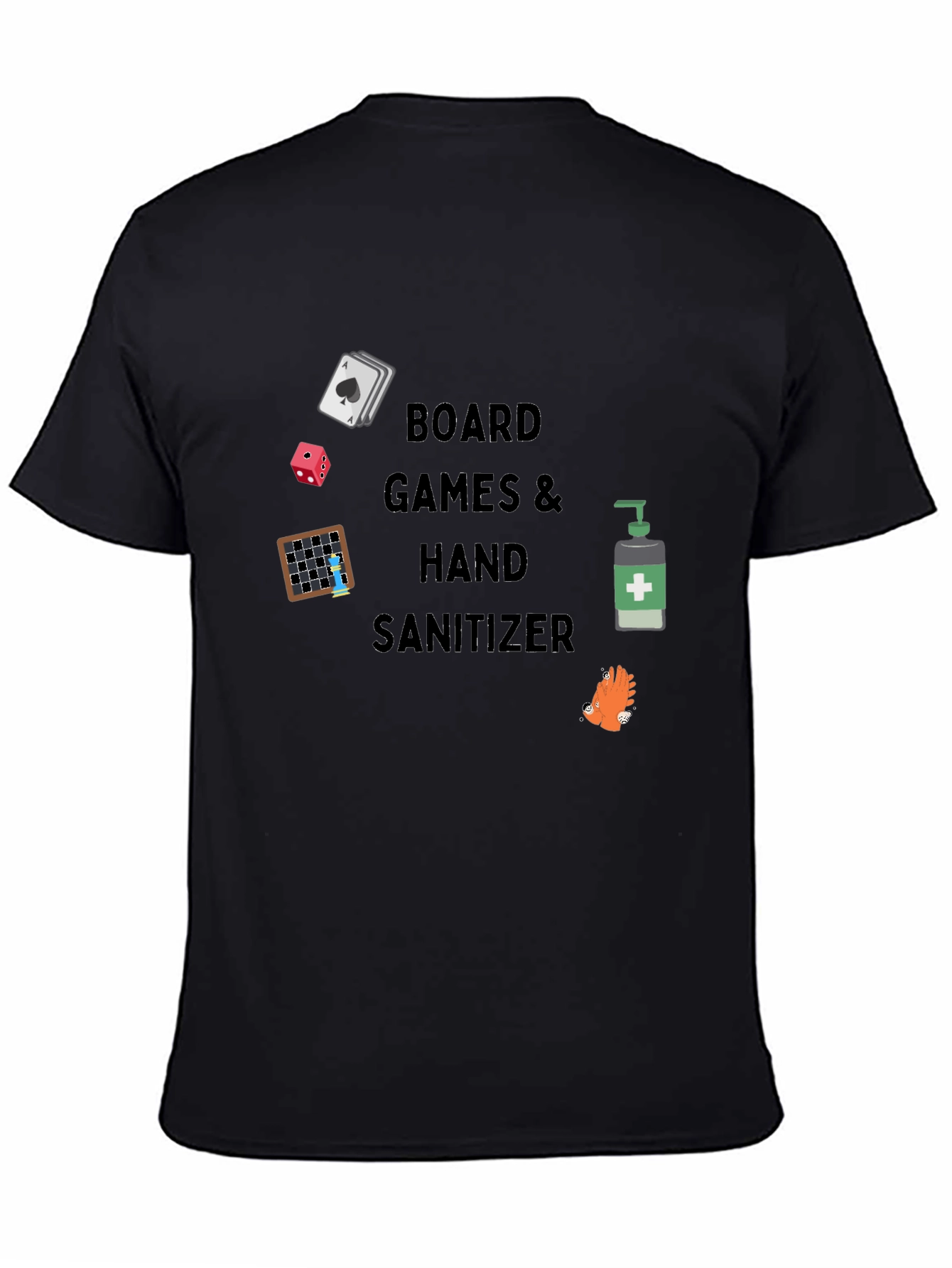 Board Games & Hand Sanitizer Graphic Tee