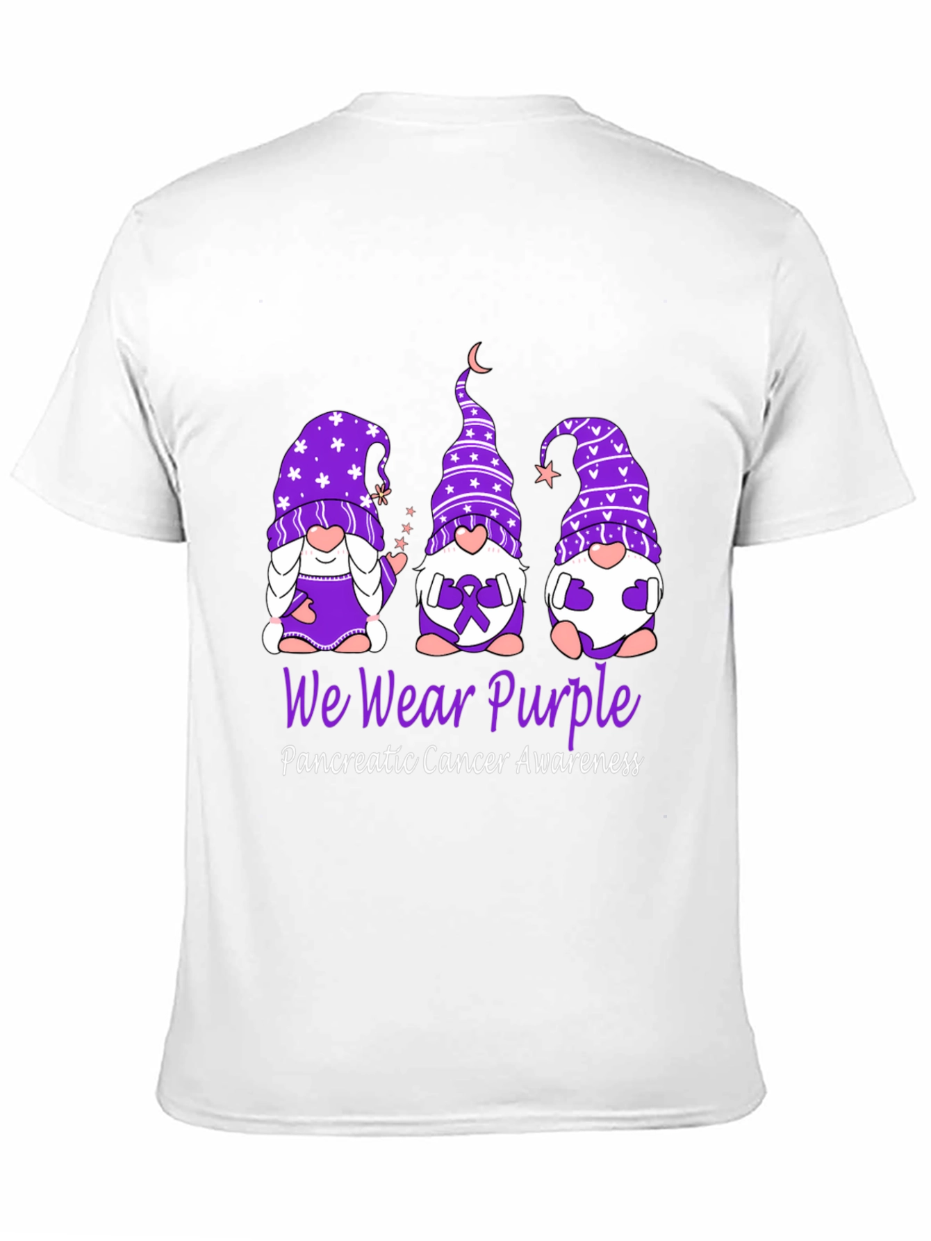 We Wear Purple Pancreatic Cancer Awareness T-Shirt