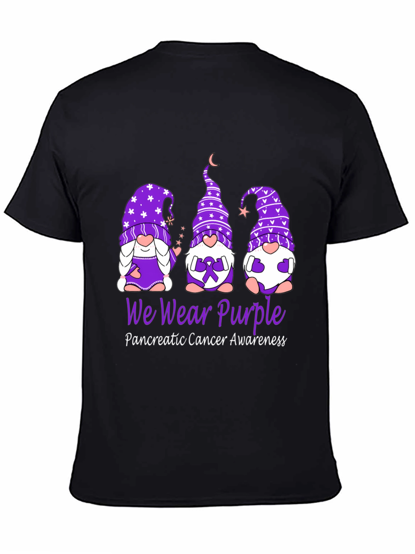 We Wear Purple Pancreatic Cancer Awareness T-Shirt