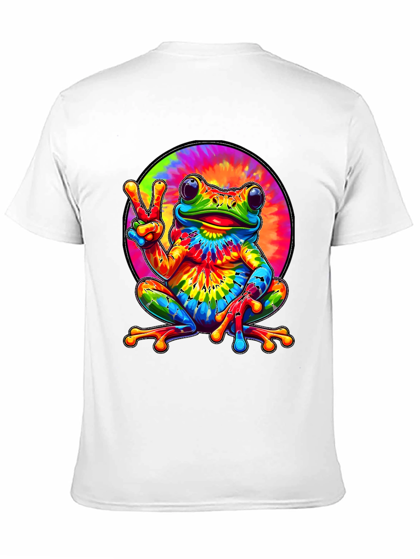 Tie Dye Frog Graphic Tee