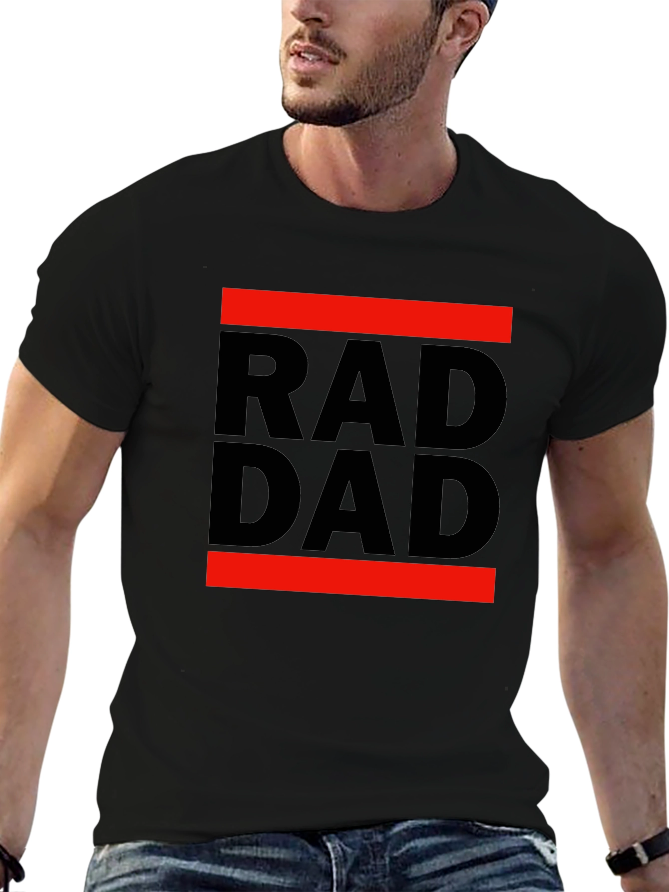 Rad Dad Graphic Tee - Cool Fathers Day Gift
