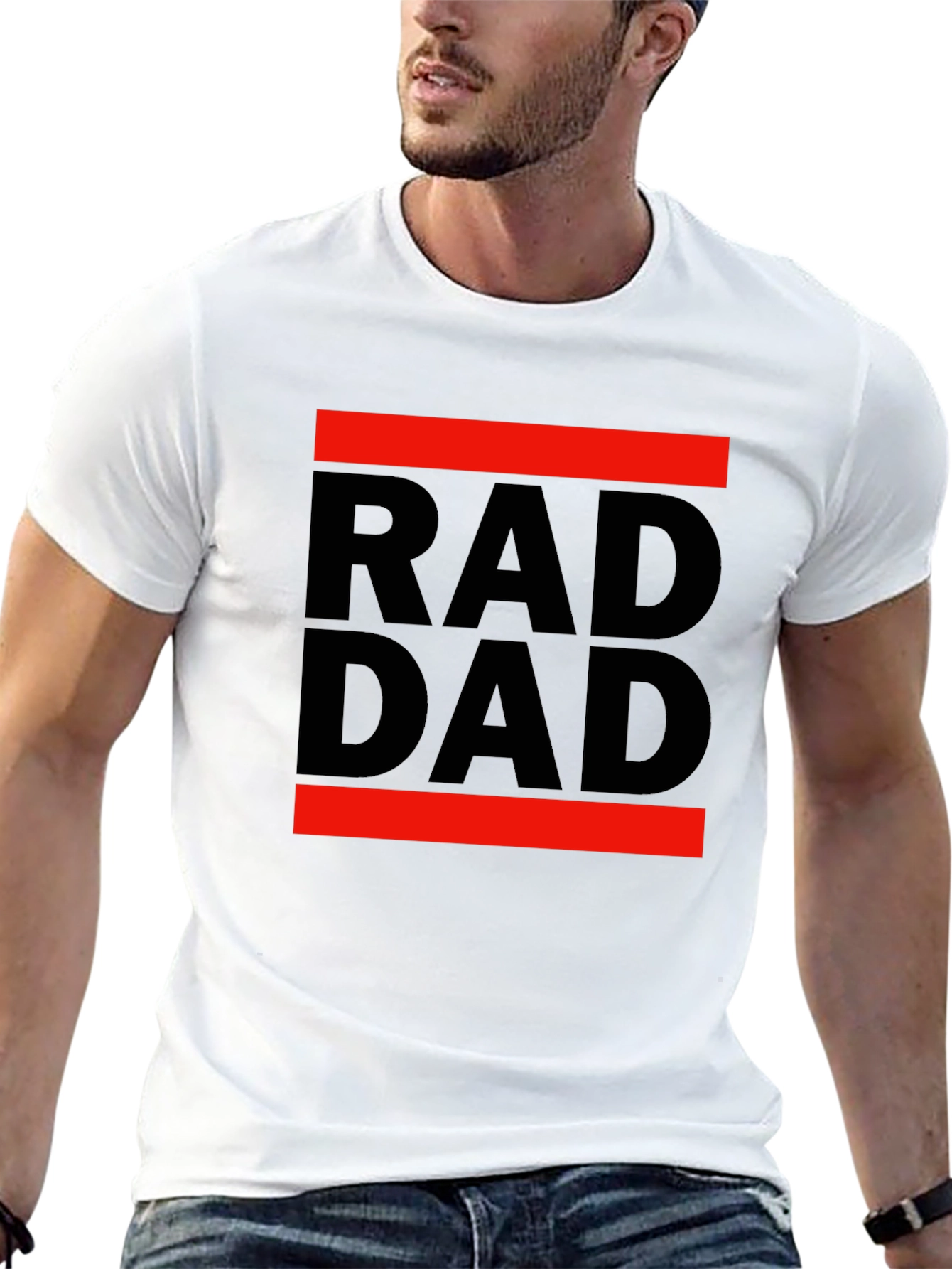 Rad Dad Graphic Tee - Cool Fathers Day Gift
