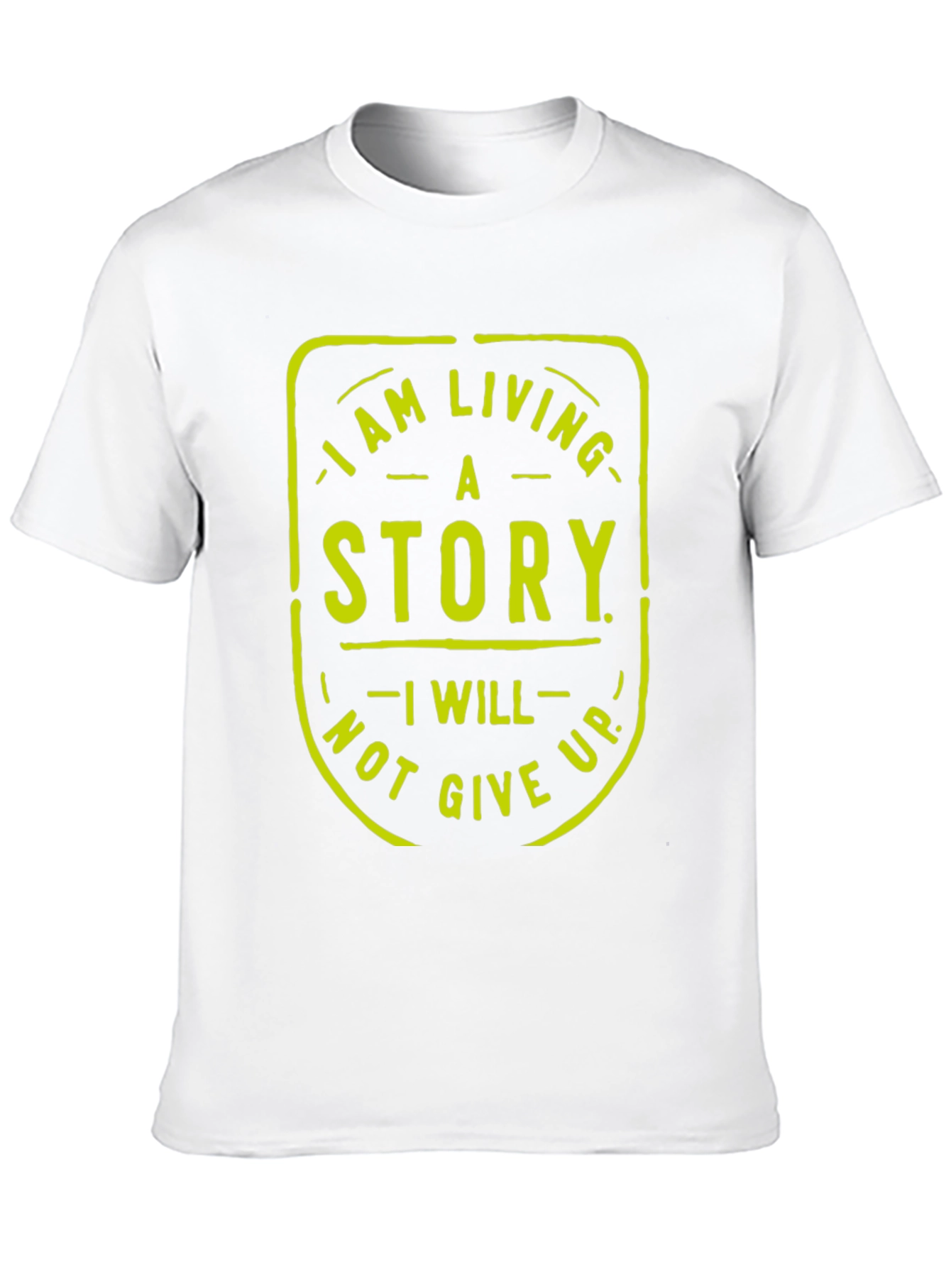 Living A Story Graphic Tee - Black