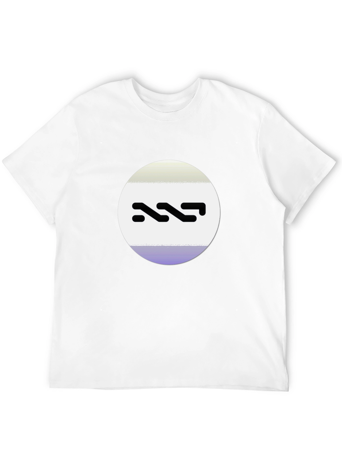 Modern Black T-Shirt with Abstract Logo Design