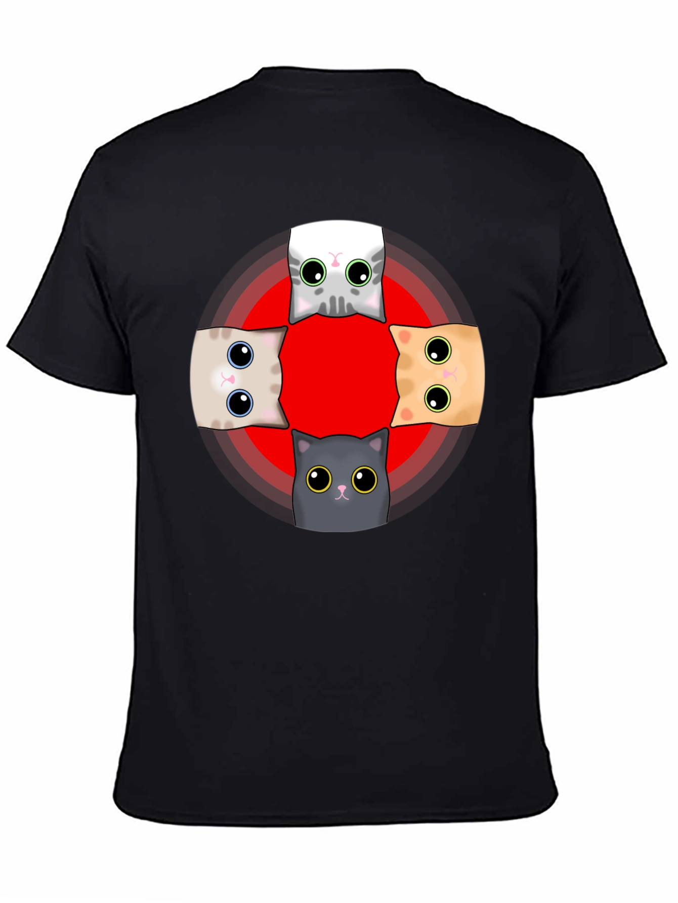 Cute Cats T-Shirt - Whimsical Graphic Tee